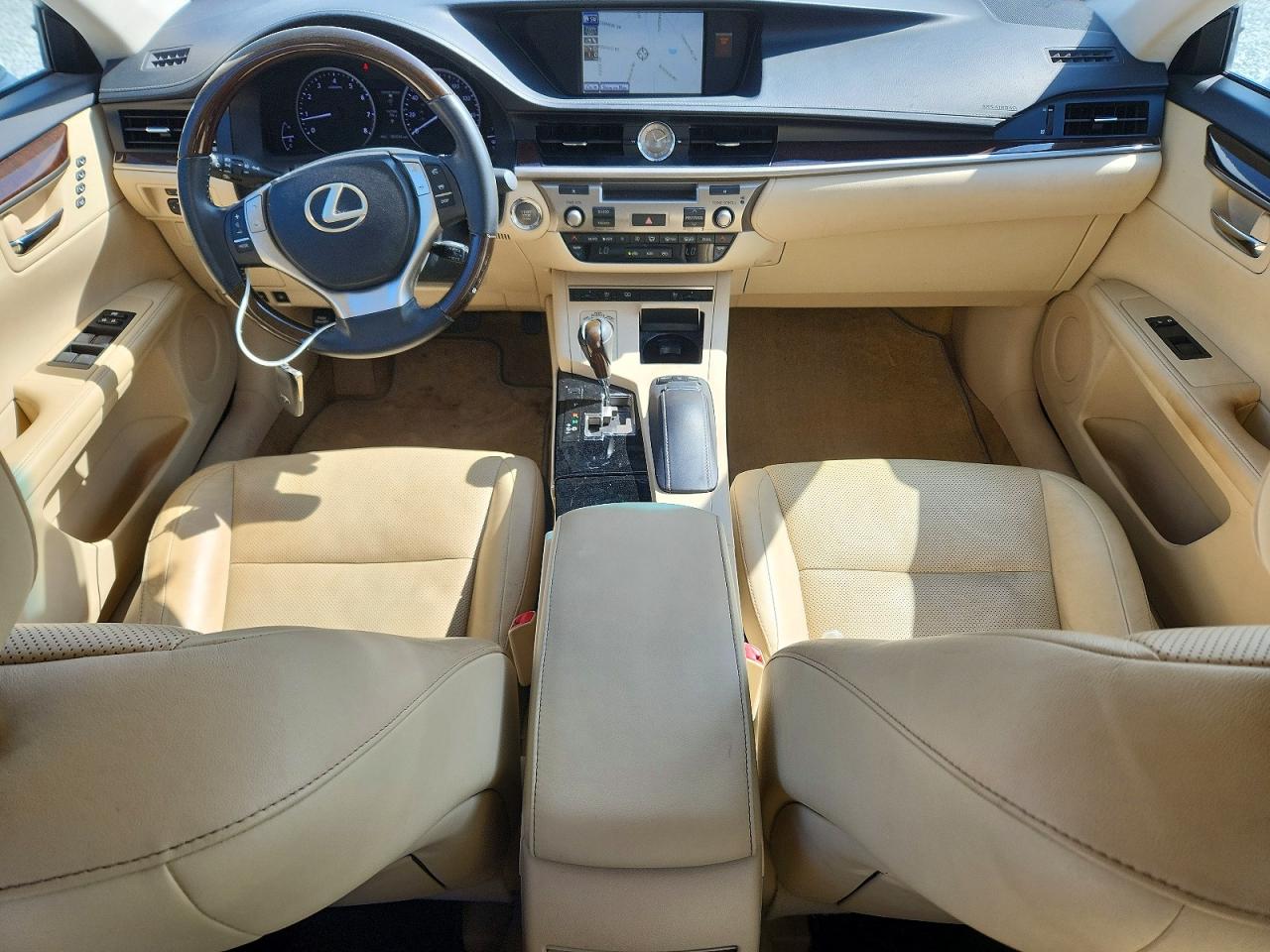 2014 Lexus Es 350 White vin: JTHBK1GG0E2110102