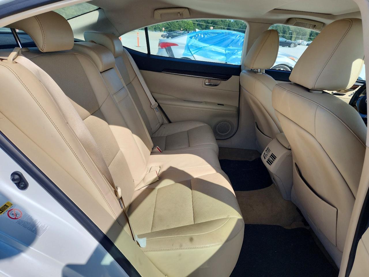 2014 Lexus Es 350 White vin: JTHBK1GG0E2110102