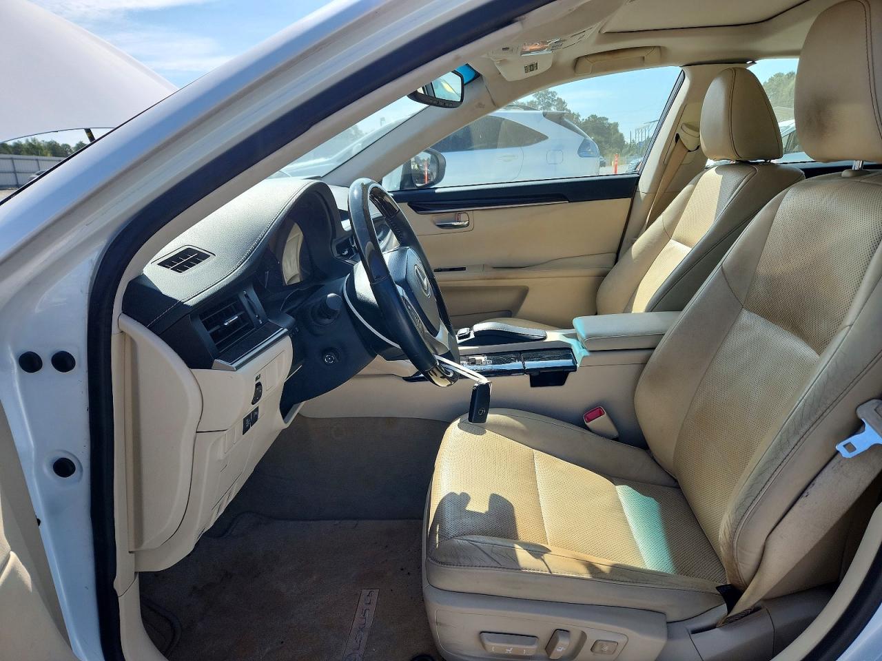 2014 Lexus Es 350 White vin: JTHBK1GG0E2110102