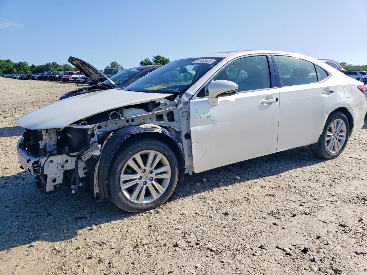 2014 Lexus Es 350 White vin: JTHBK1GG0E2112142