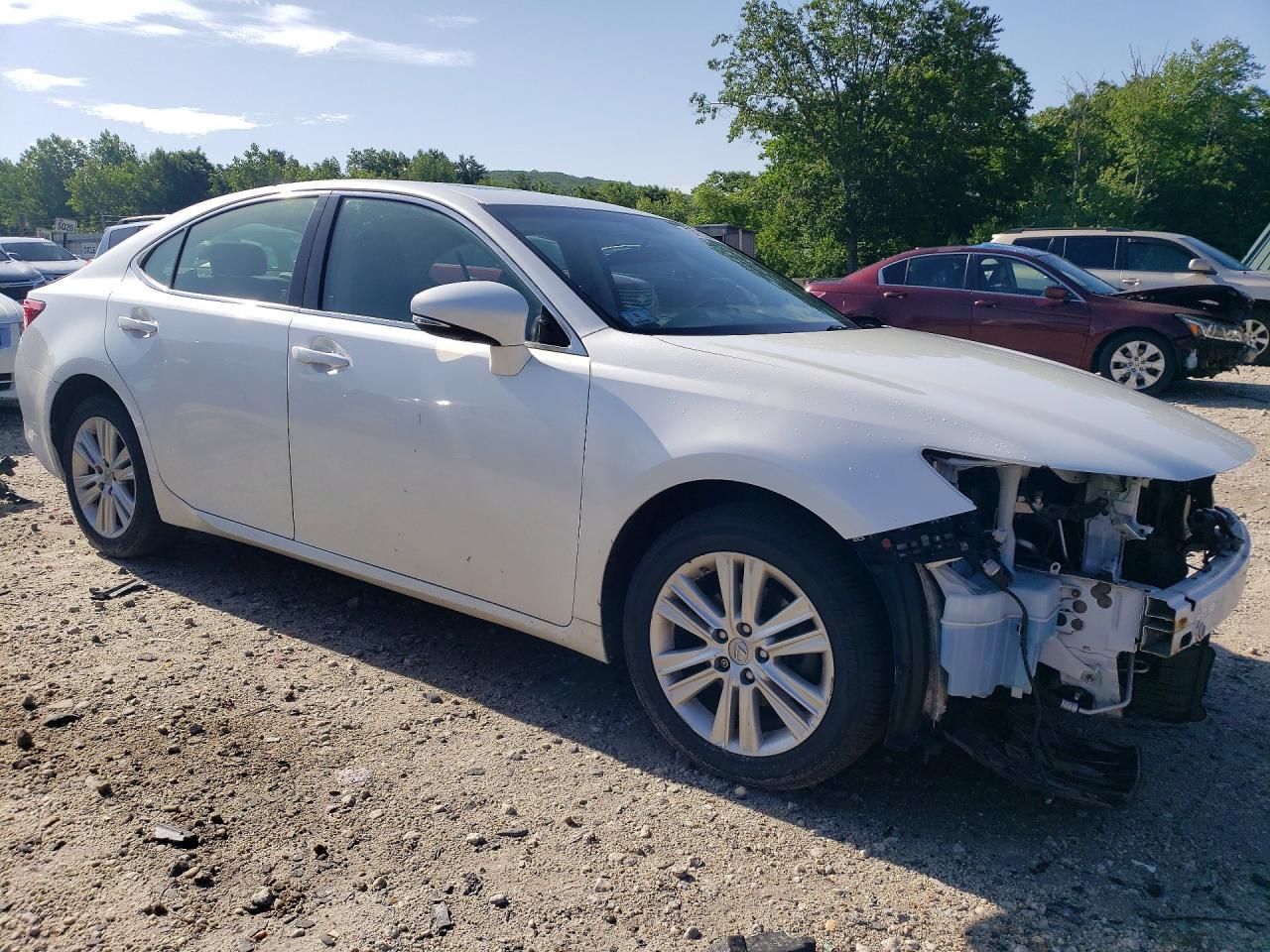 2014 Lexus Es 350 White vin: JTHBK1GG0E2112142