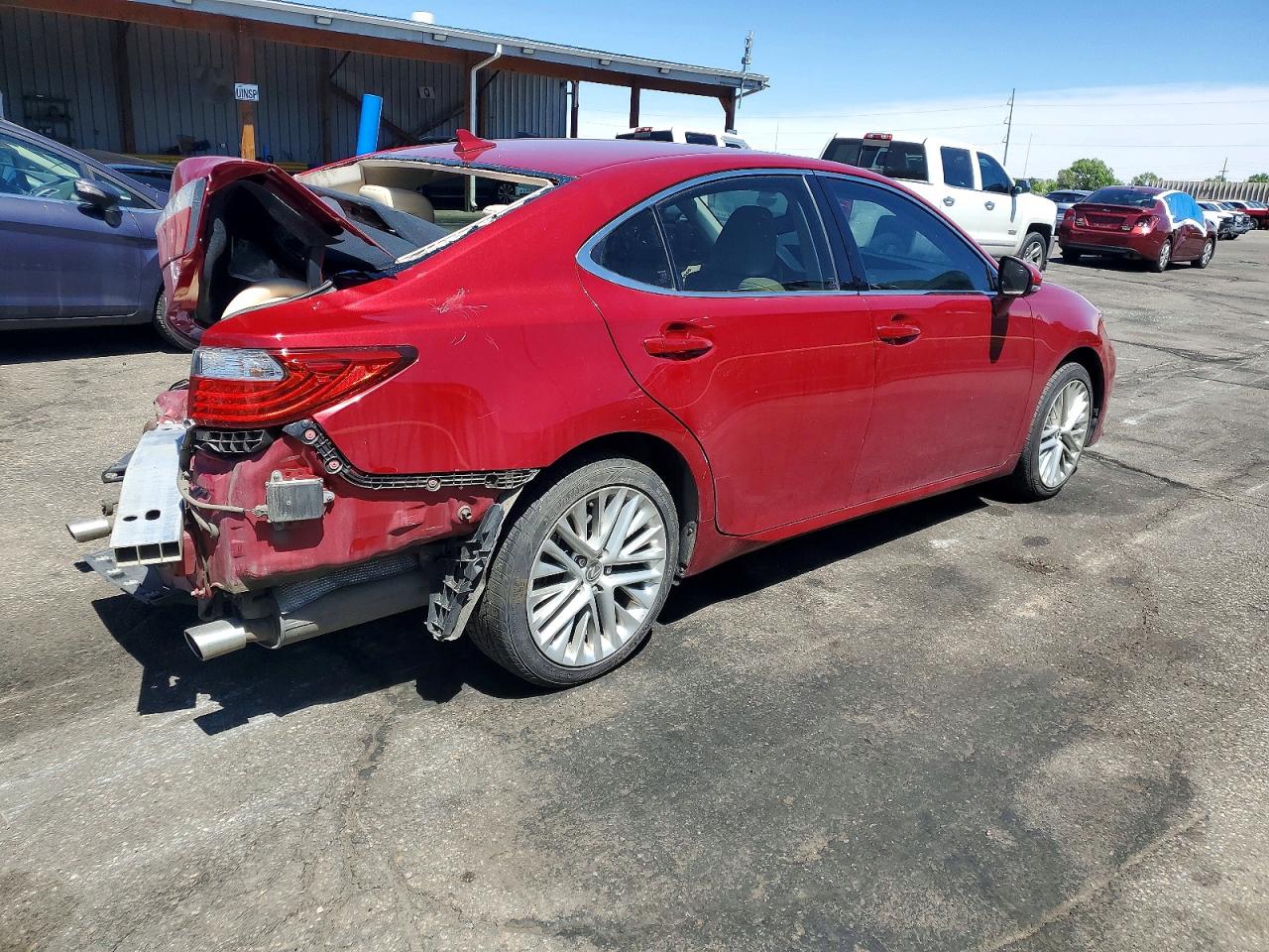 2014 Lexus Es 350 Red vin: JTHBK1GG0E2112433