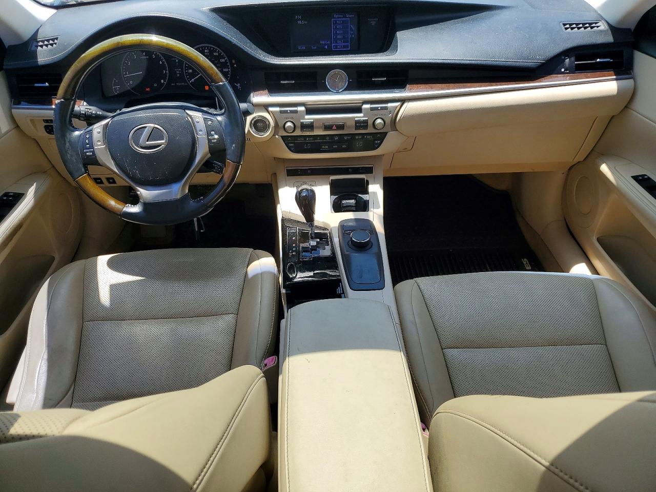 2014 Lexus Es 350 White vin: JTHBK1GG0E2113582