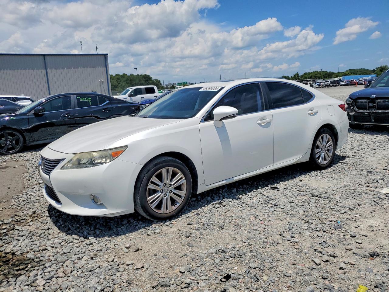 2014 Lexus Es 350 White vin: JTHBK1GG0E2113582