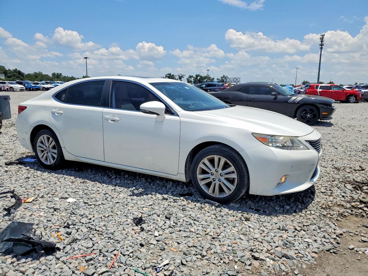 2014 Lexus Es 350 White vin: JTHBK1GG0E2113582