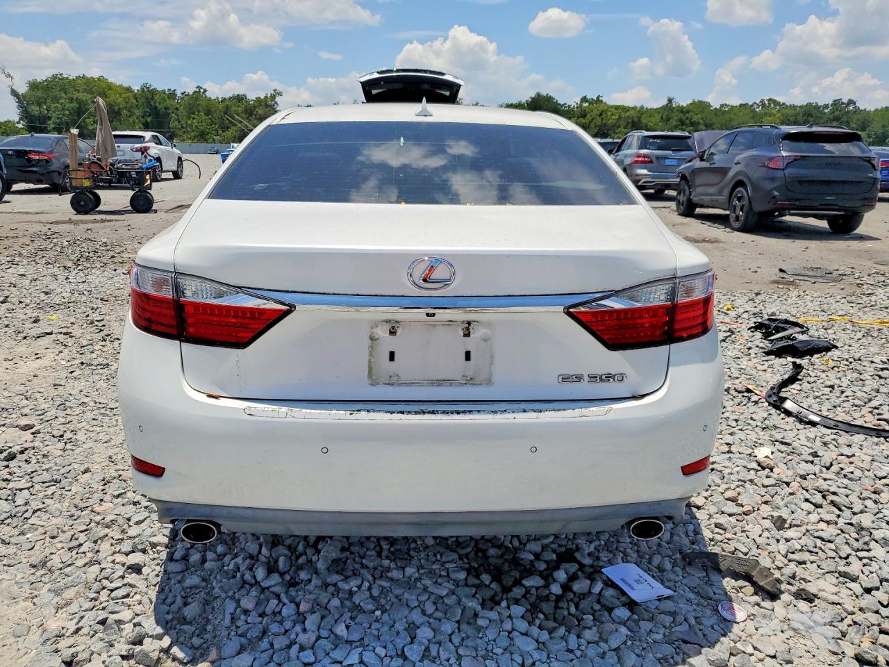 2014 Lexus Es 350 White vin: JTHBK1GG0E2113582