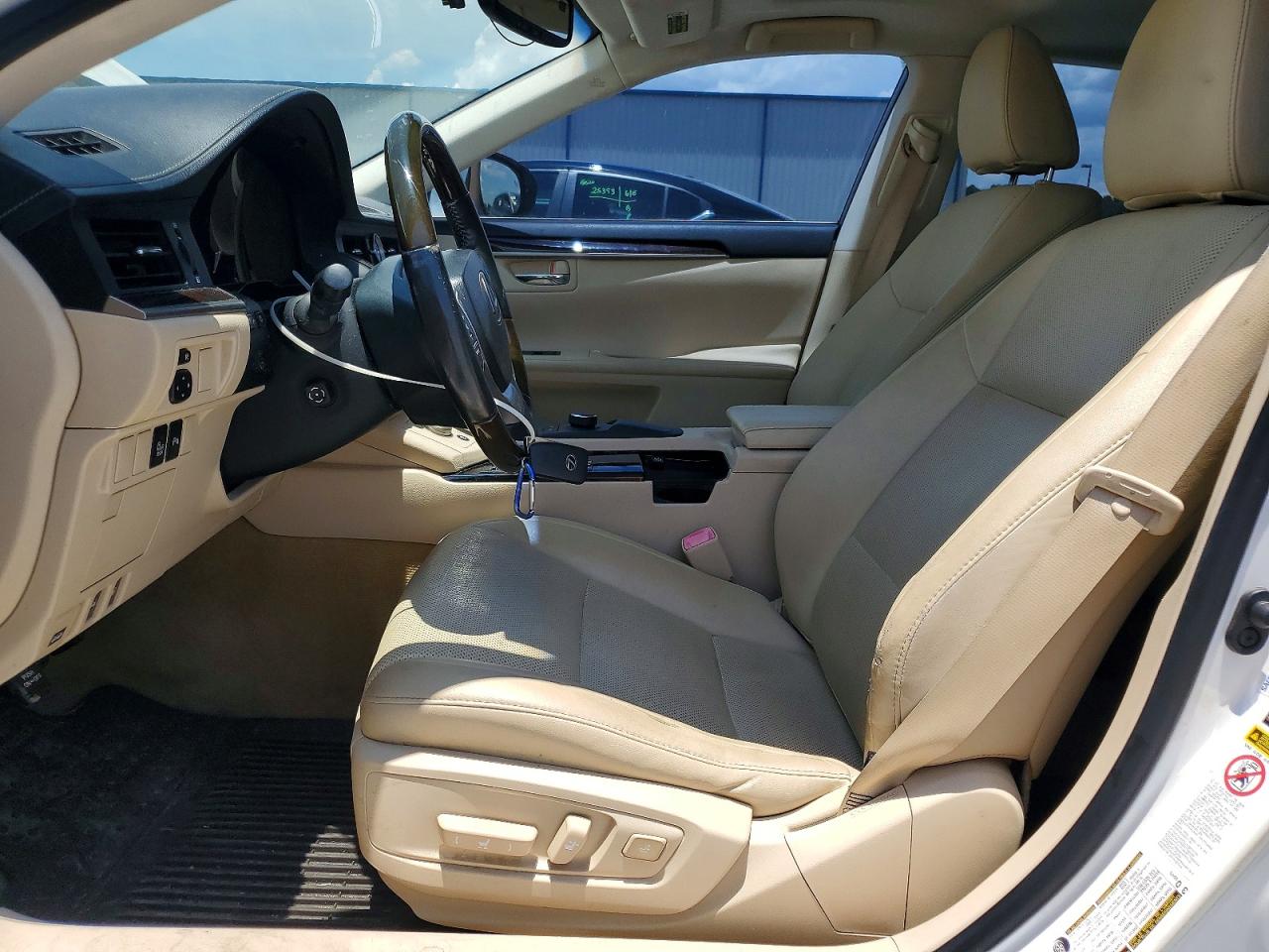 2014 Lexus Es 350 White vin: JTHBK1GG0E2113582