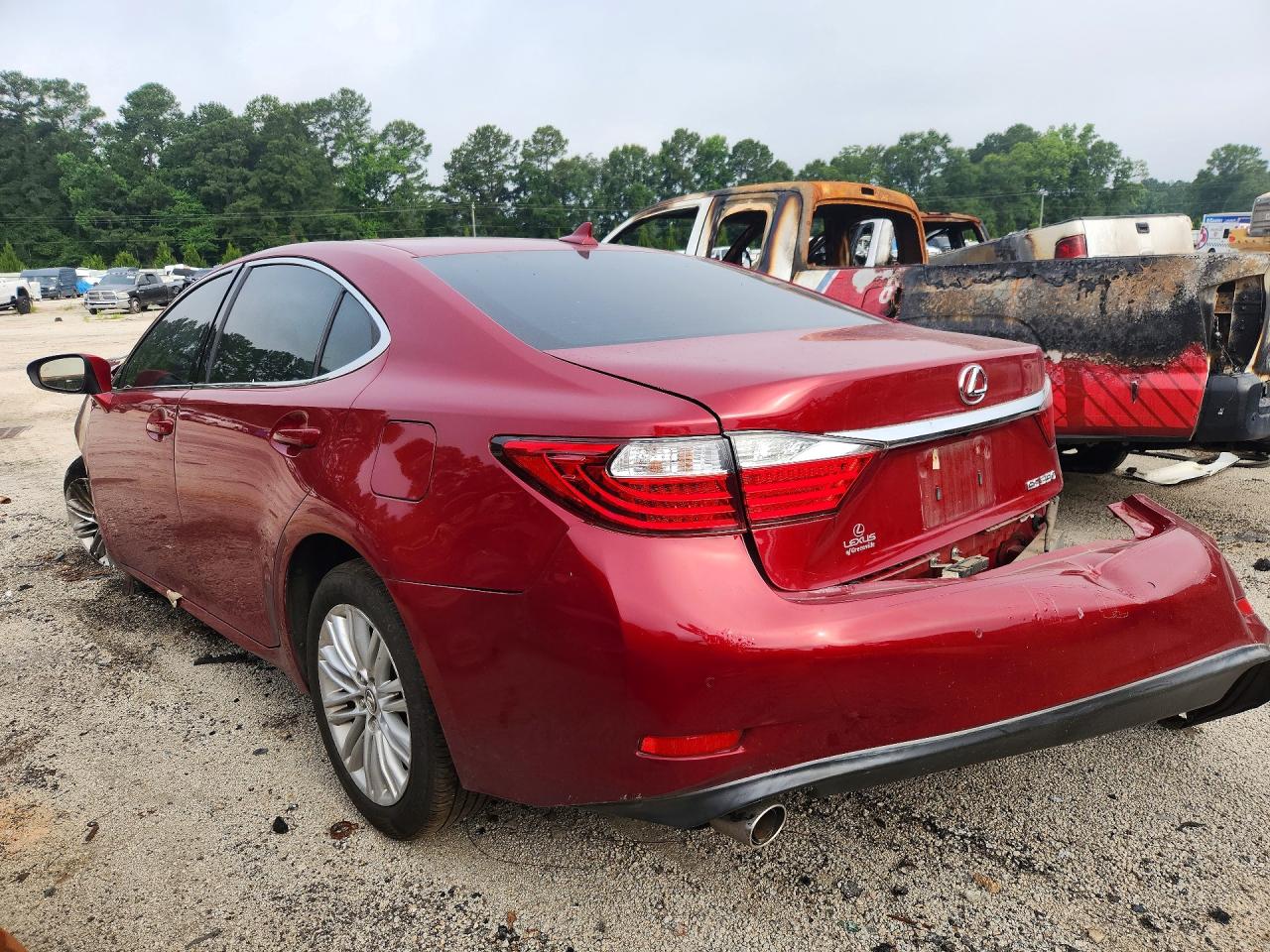 2014 Lexus Es 350 Темно-бордовый vin: JTHBK1GG0E2115185