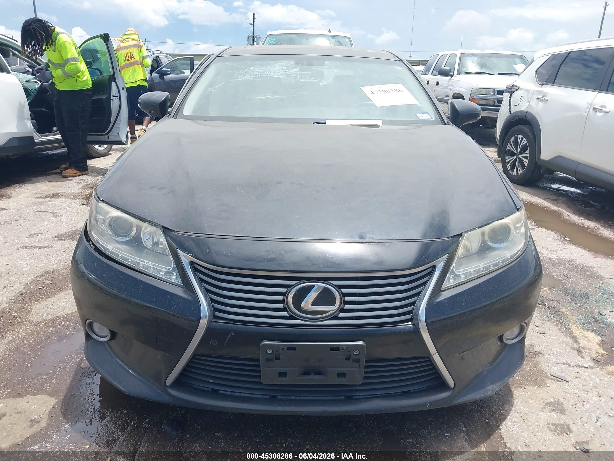 2014 Lexus Es 350   Черный vin: JTHBK1GG0E2122265