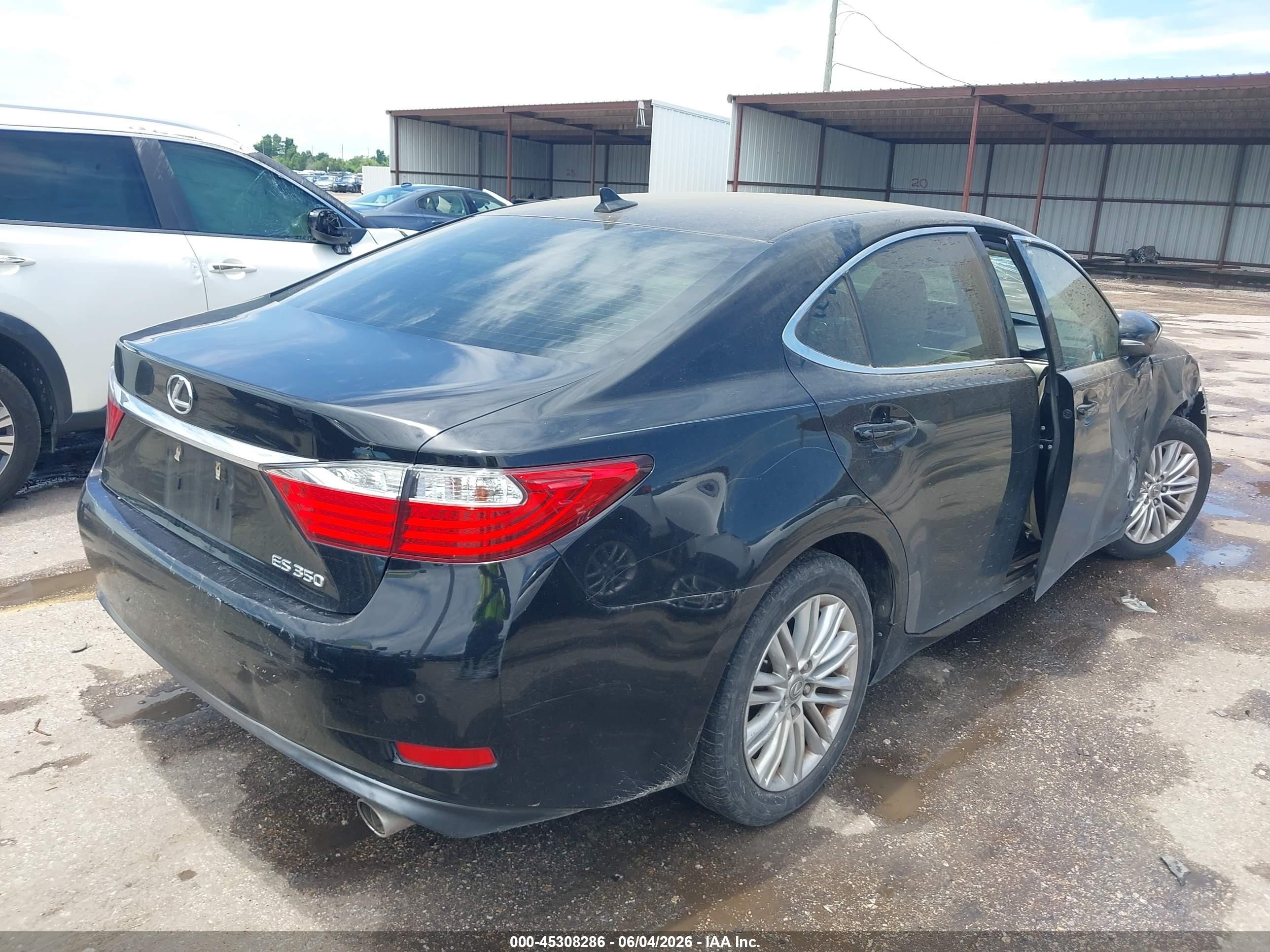 2014 Lexus Es 350   Черный vin: JTHBK1GG0E2122265