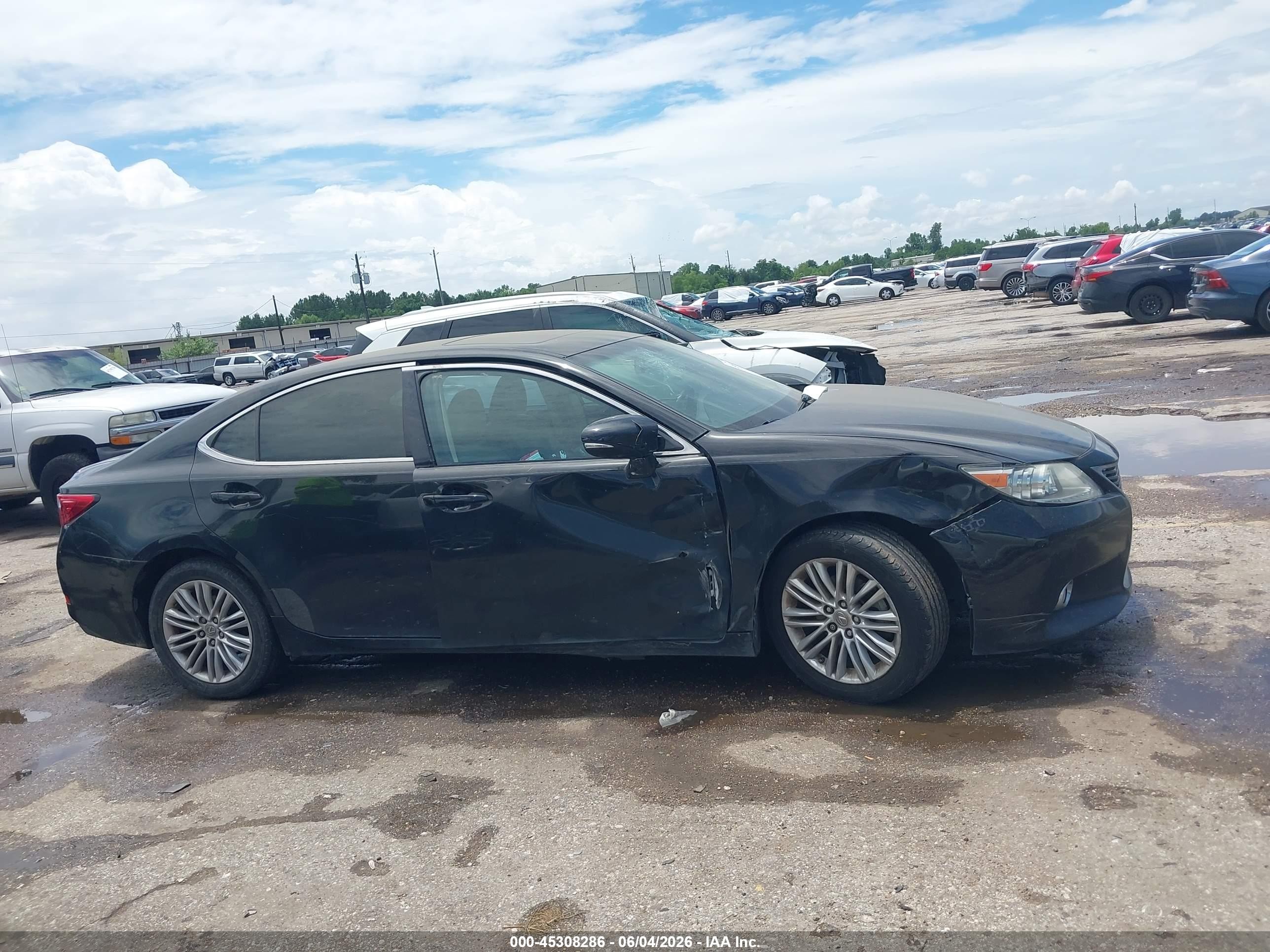 2014 Lexus Es 350   Черный vin: JTHBK1GG0E2122265