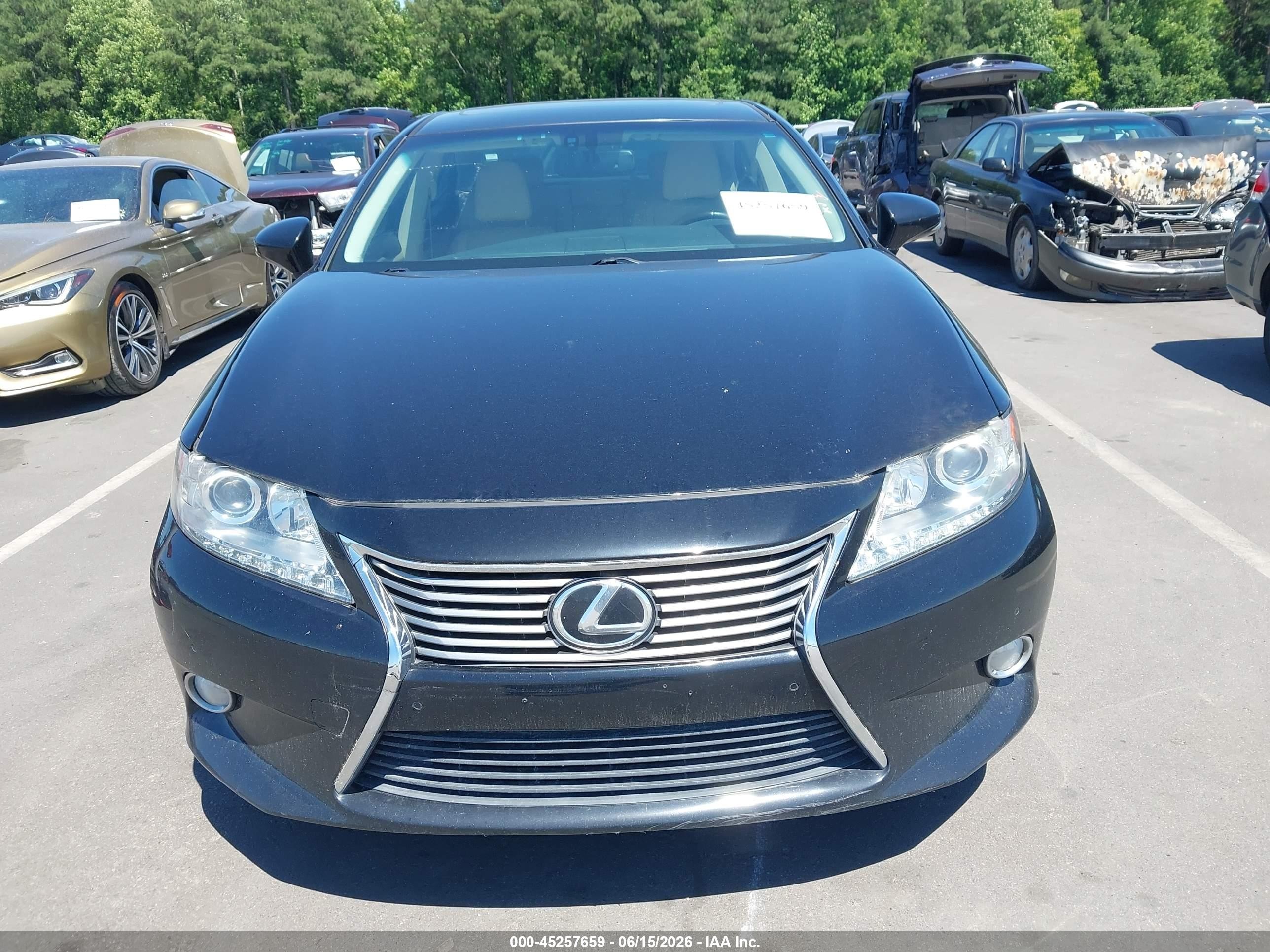 2014 Lexus Es 350 Black vin: JTHBK1GG0E2126333