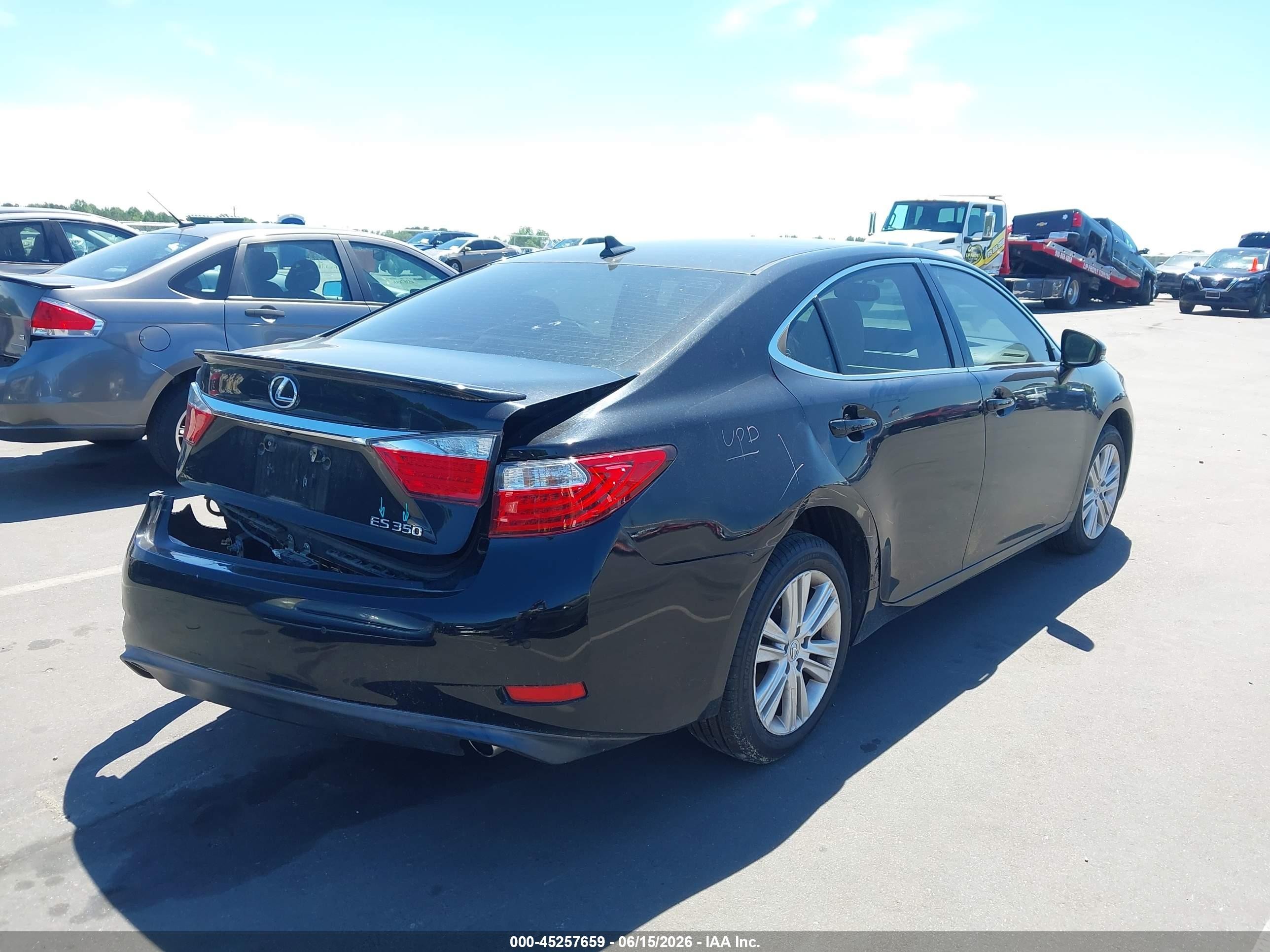 2014 Lexus Es 350 Black vin: JTHBK1GG0E2126333