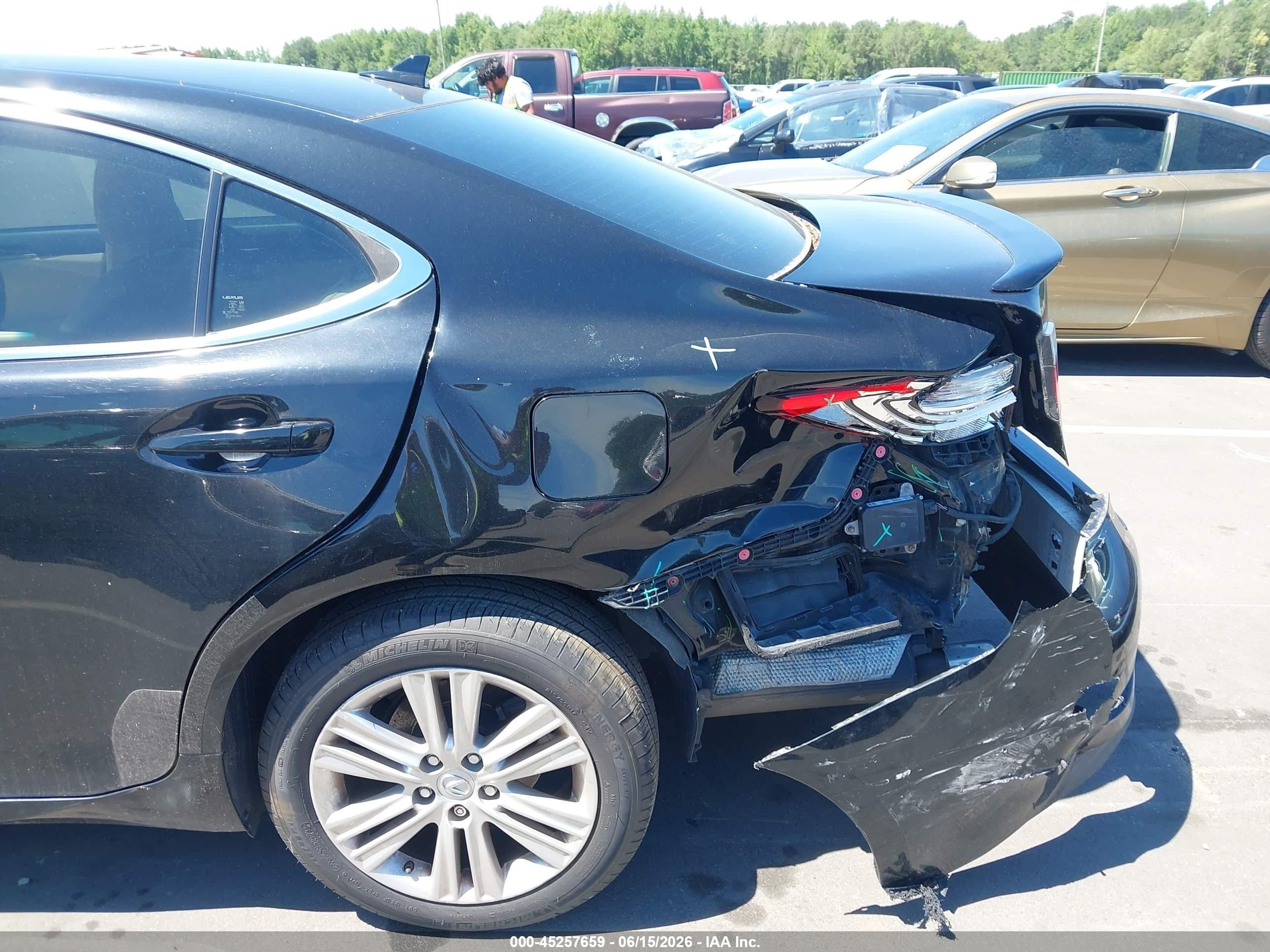 2014 Lexus Es 350 Black vin: JTHBK1GG0E2126333