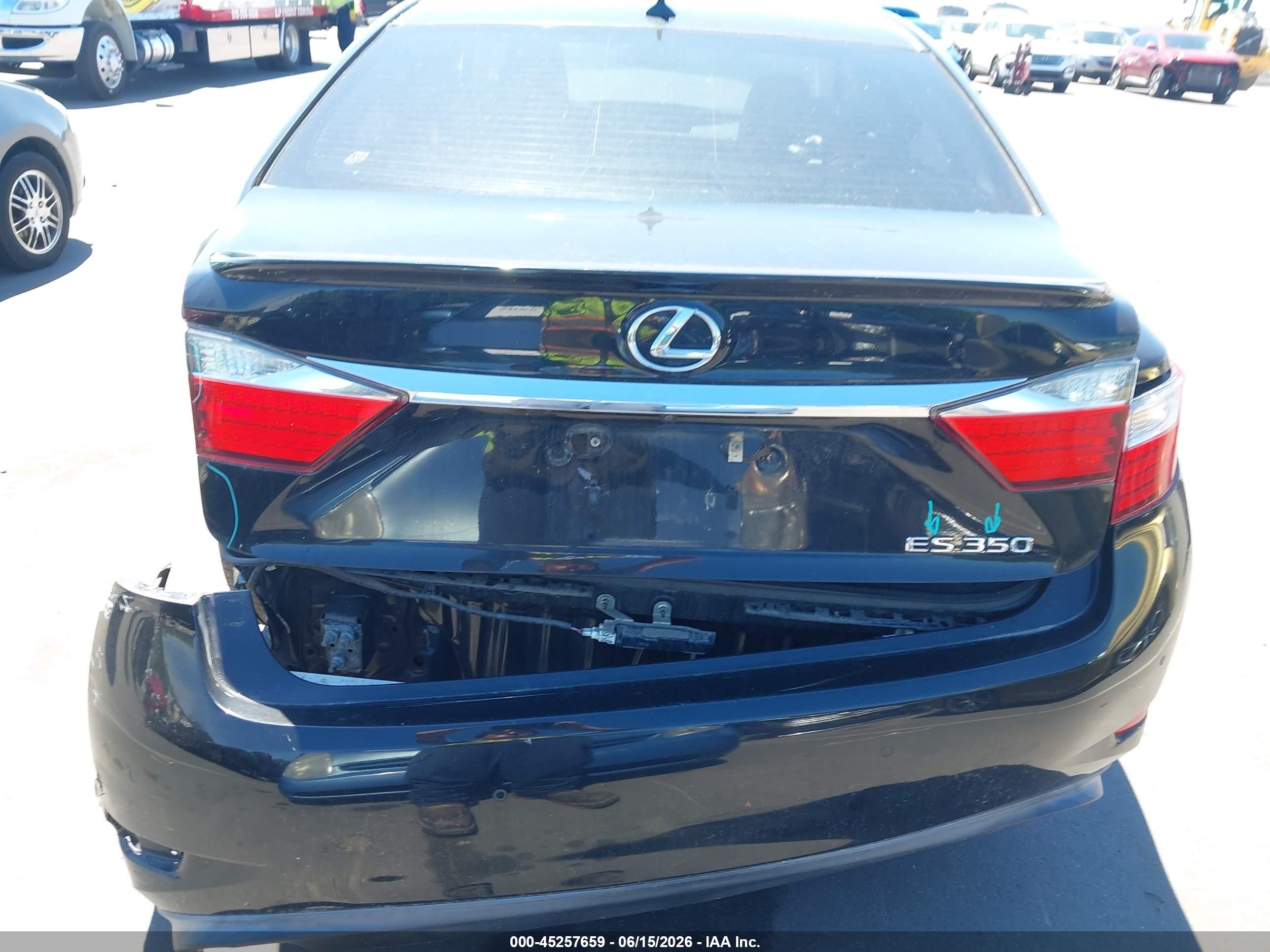 2014 Lexus Es 350 Black vin: JTHBK1GG0E2126333