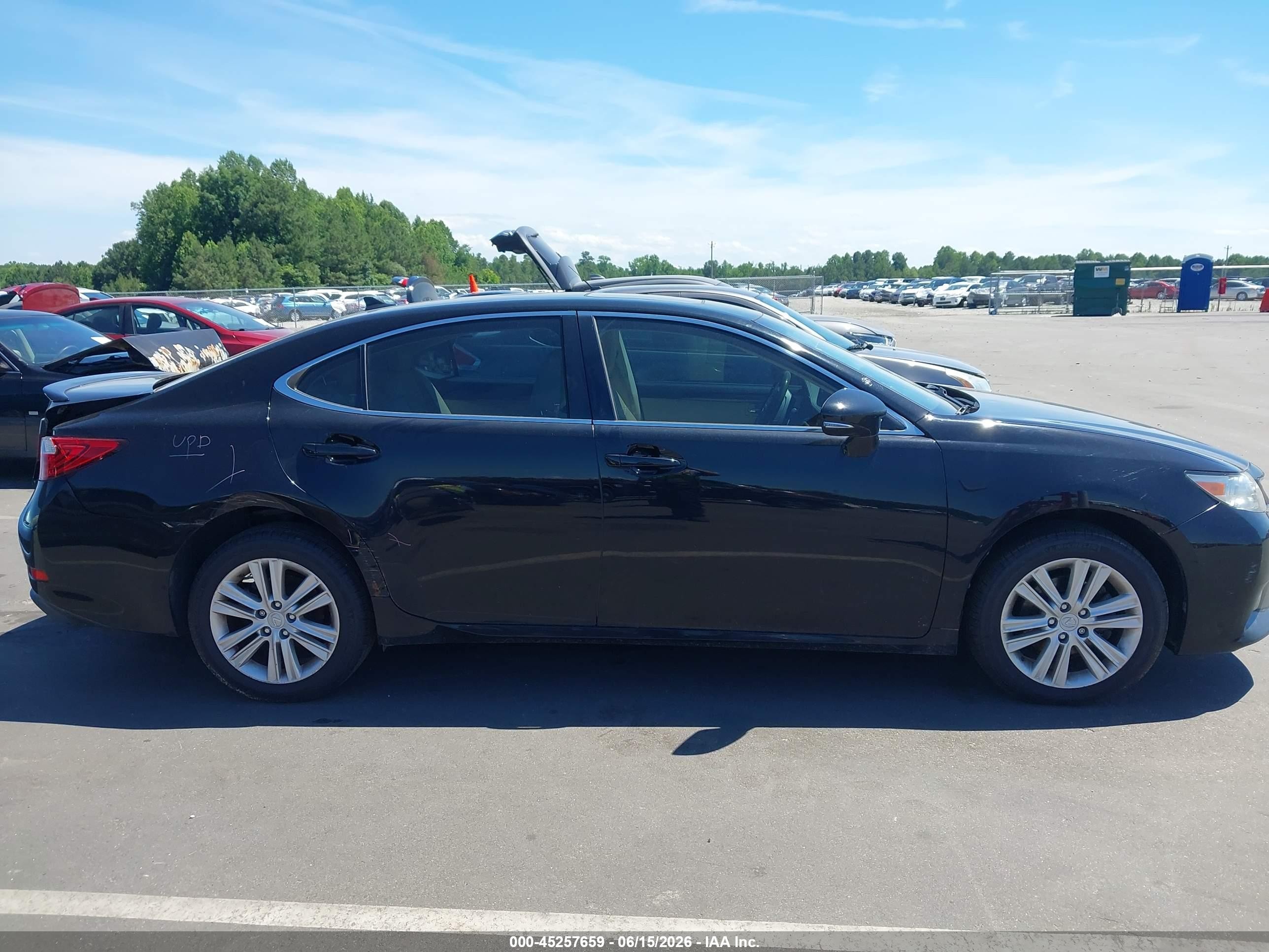 2014 Lexus Es 350 Black vin: JTHBK1GG0E2126333