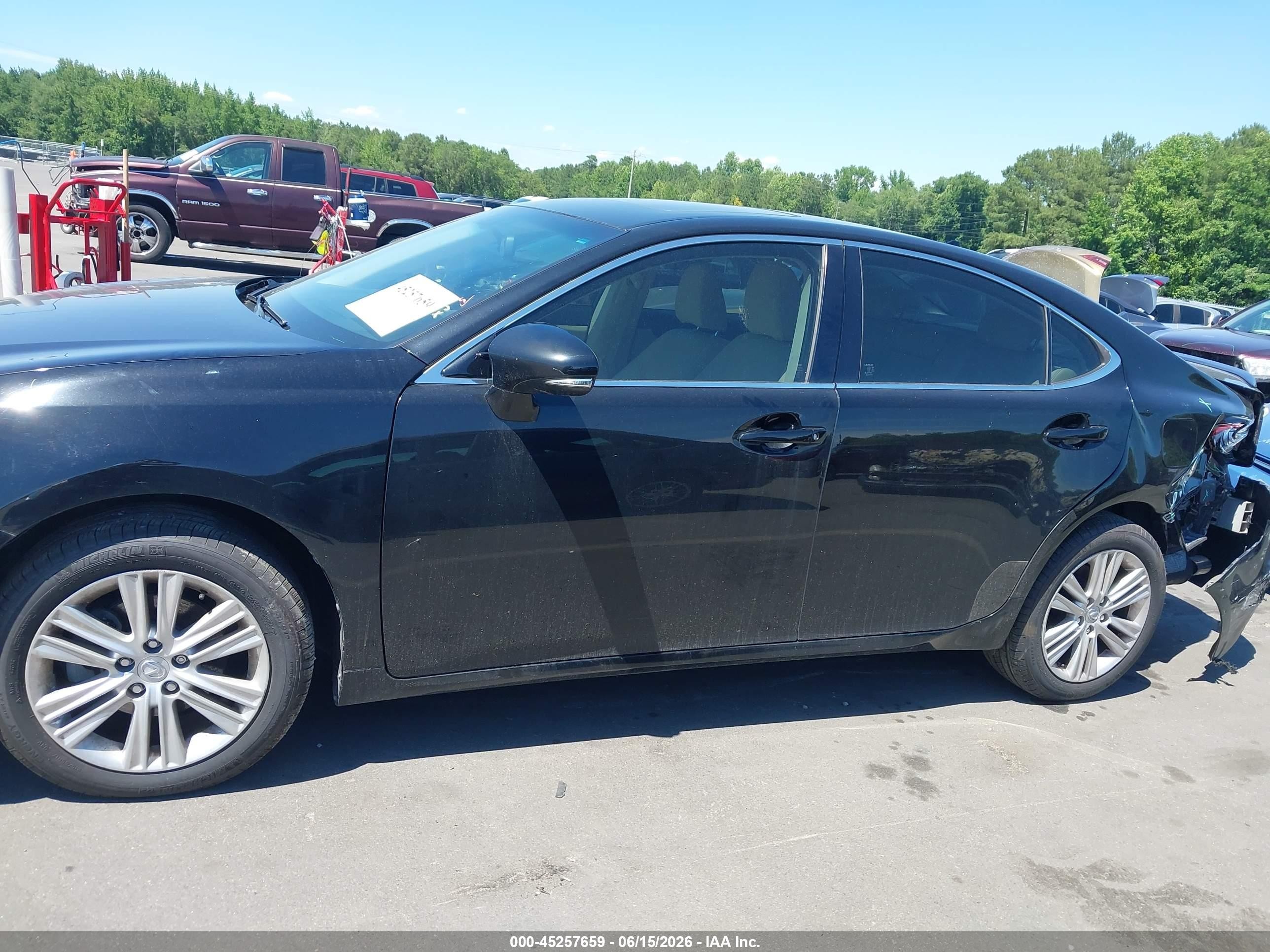 2014 Lexus Es 350 Black vin: JTHBK1GG0E2126333