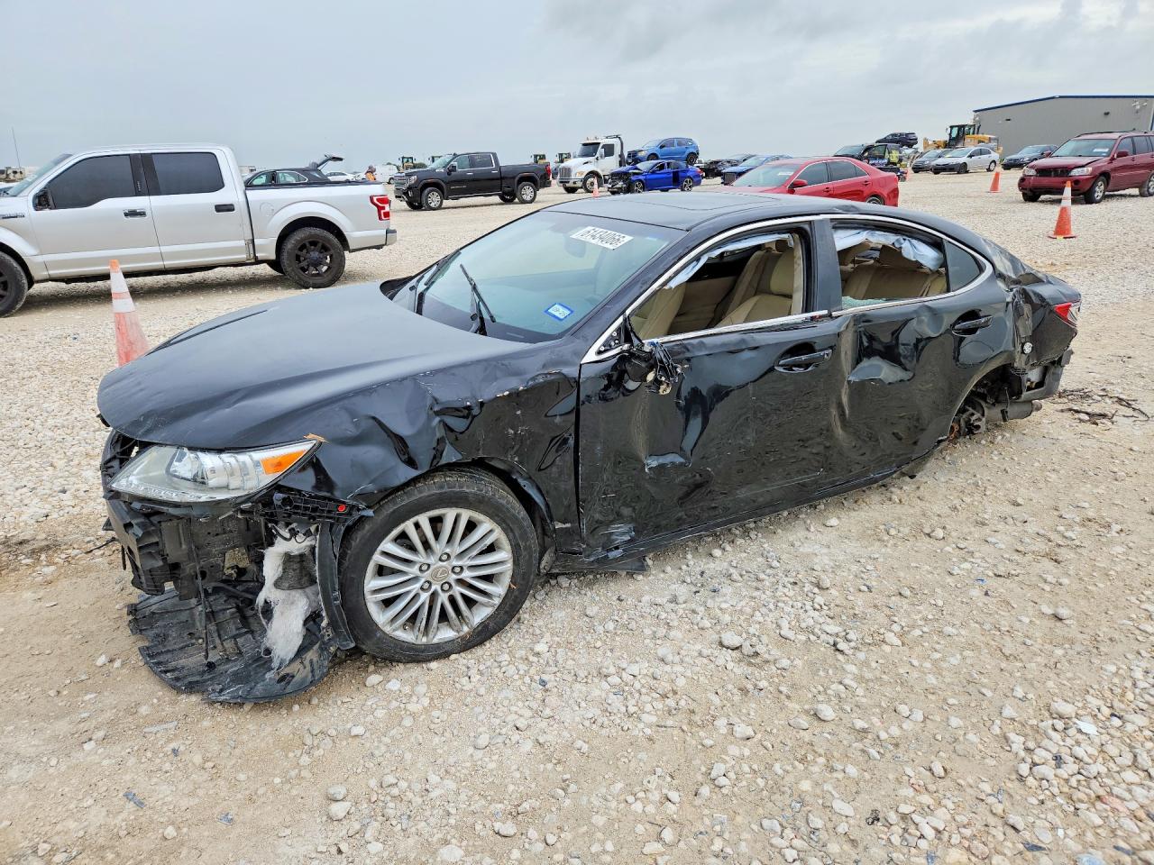 2014 Lexus Es 350 Черный vin: JTHBK1GG0E2127286