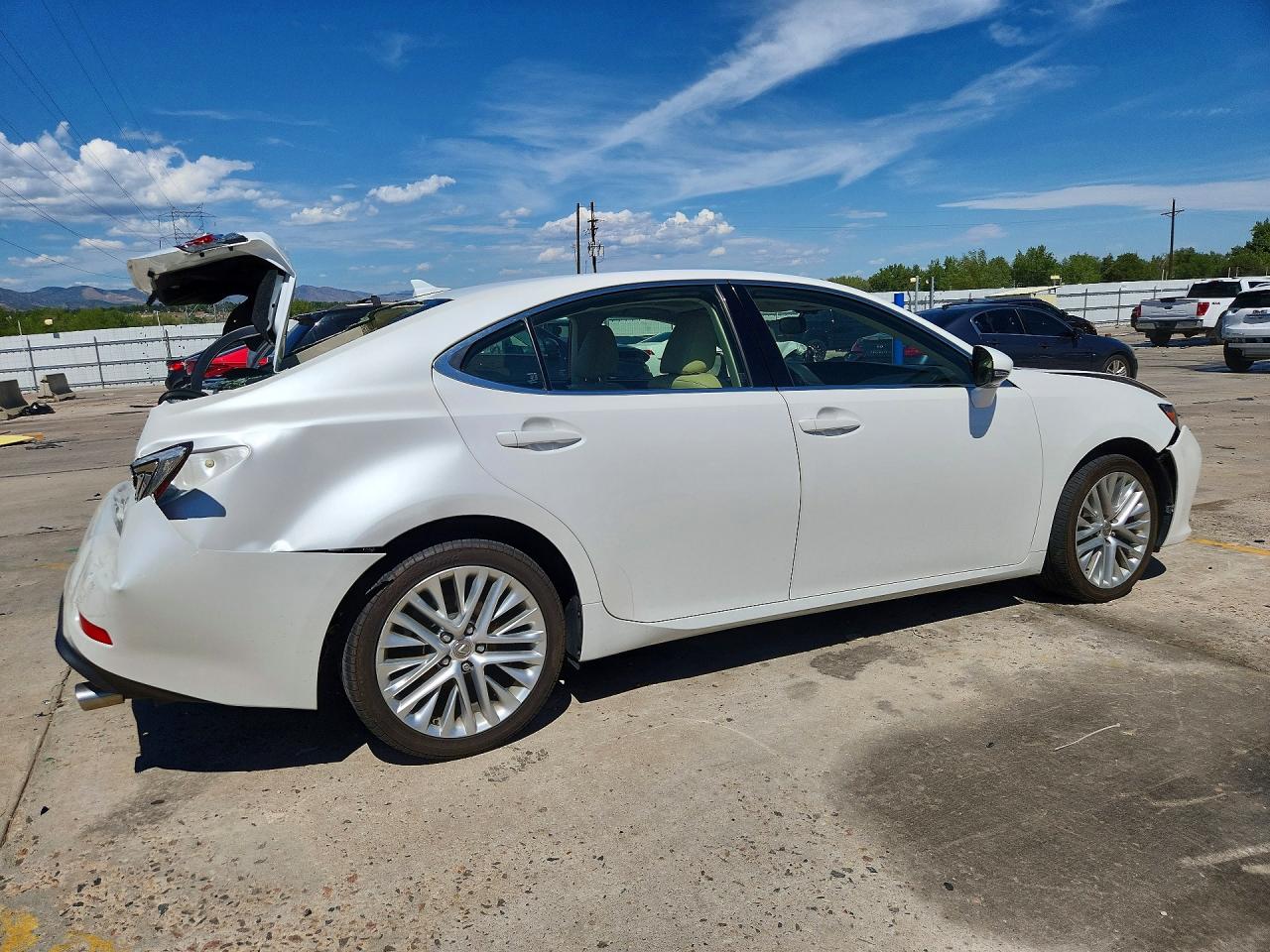2014 Lexus Es 350 Белый vin: JTHBK1GG0E2127756