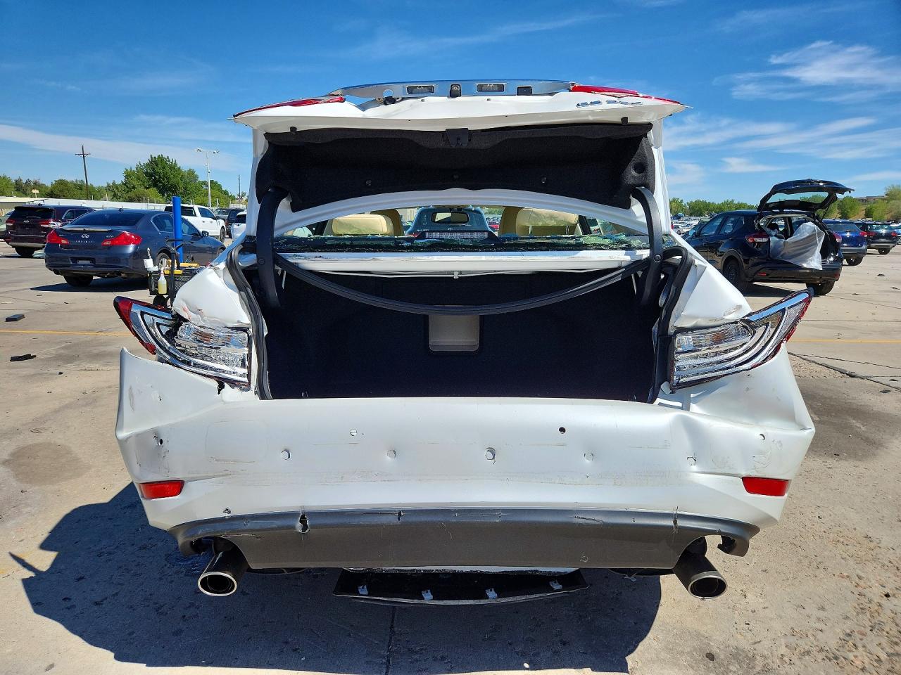 2014 Lexus Es 350 Белый vin: JTHBK1GG0E2127756