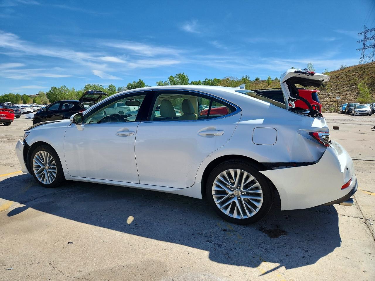 2014 Lexus Es 350 Белый vin: JTHBK1GG0E2127756