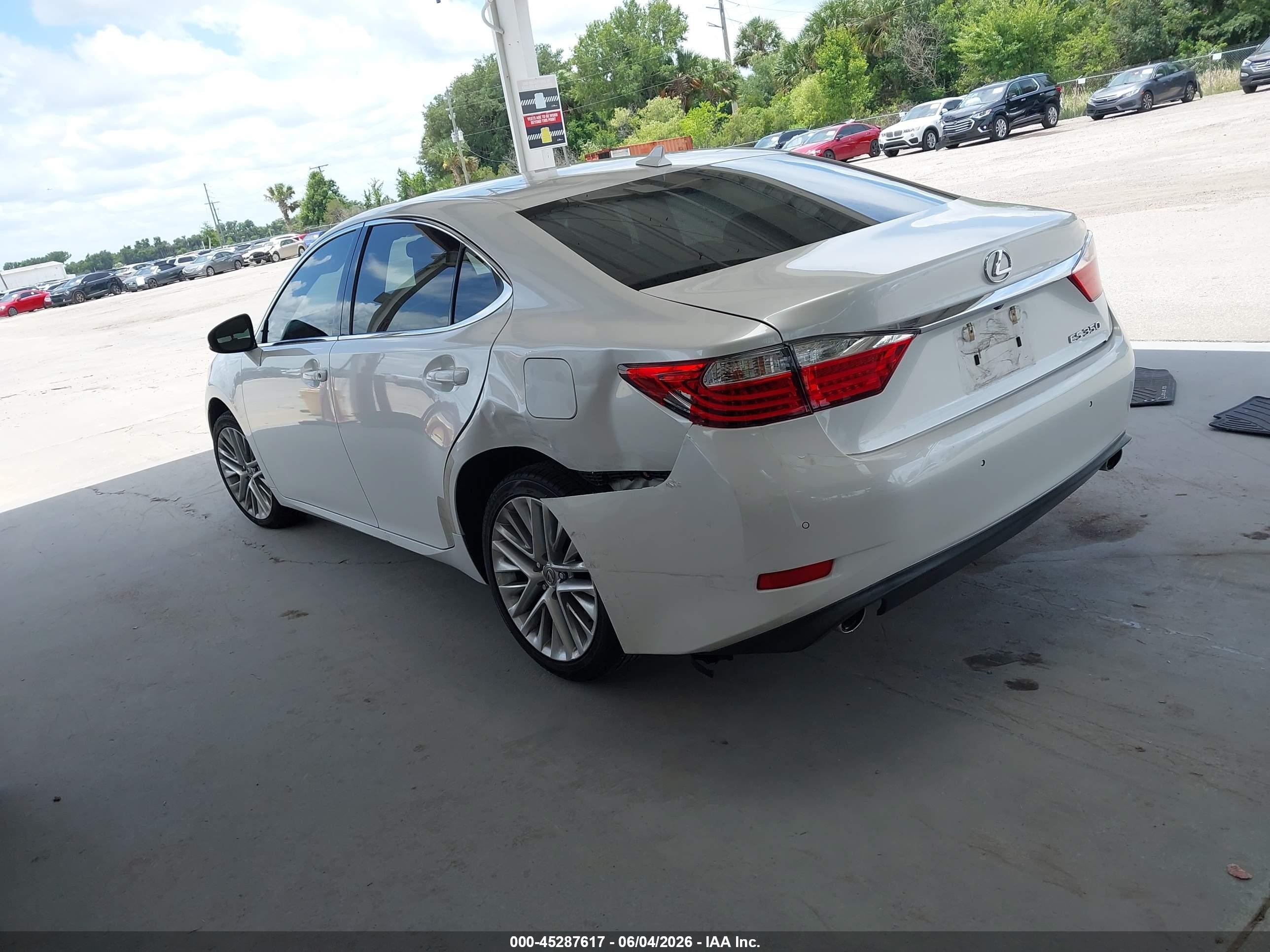 2014 Lexus Es 350 White vin: JTHBK1GG0E2129488