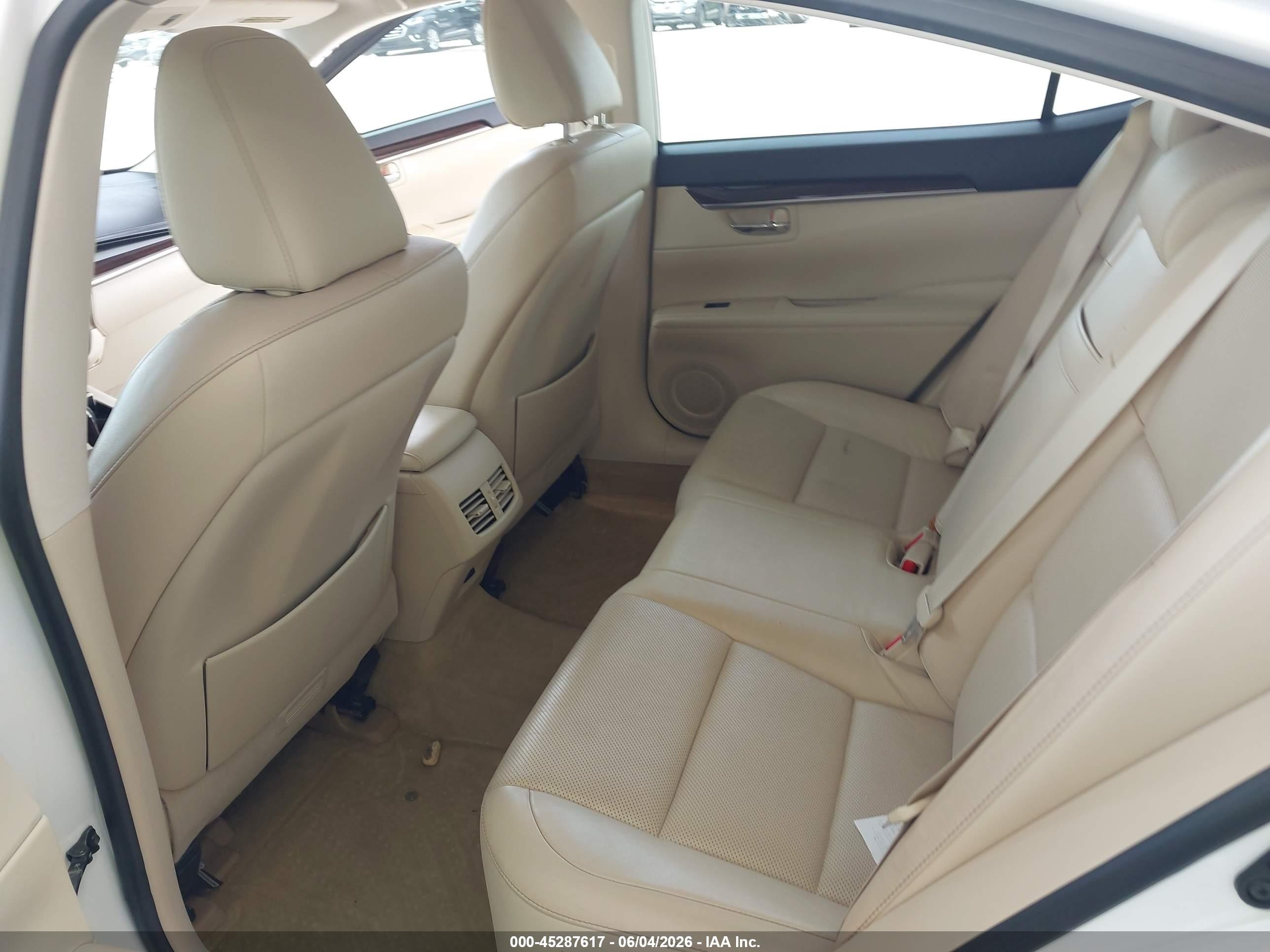 2014 Lexus Es 350 White vin: JTHBK1GG0E2129488