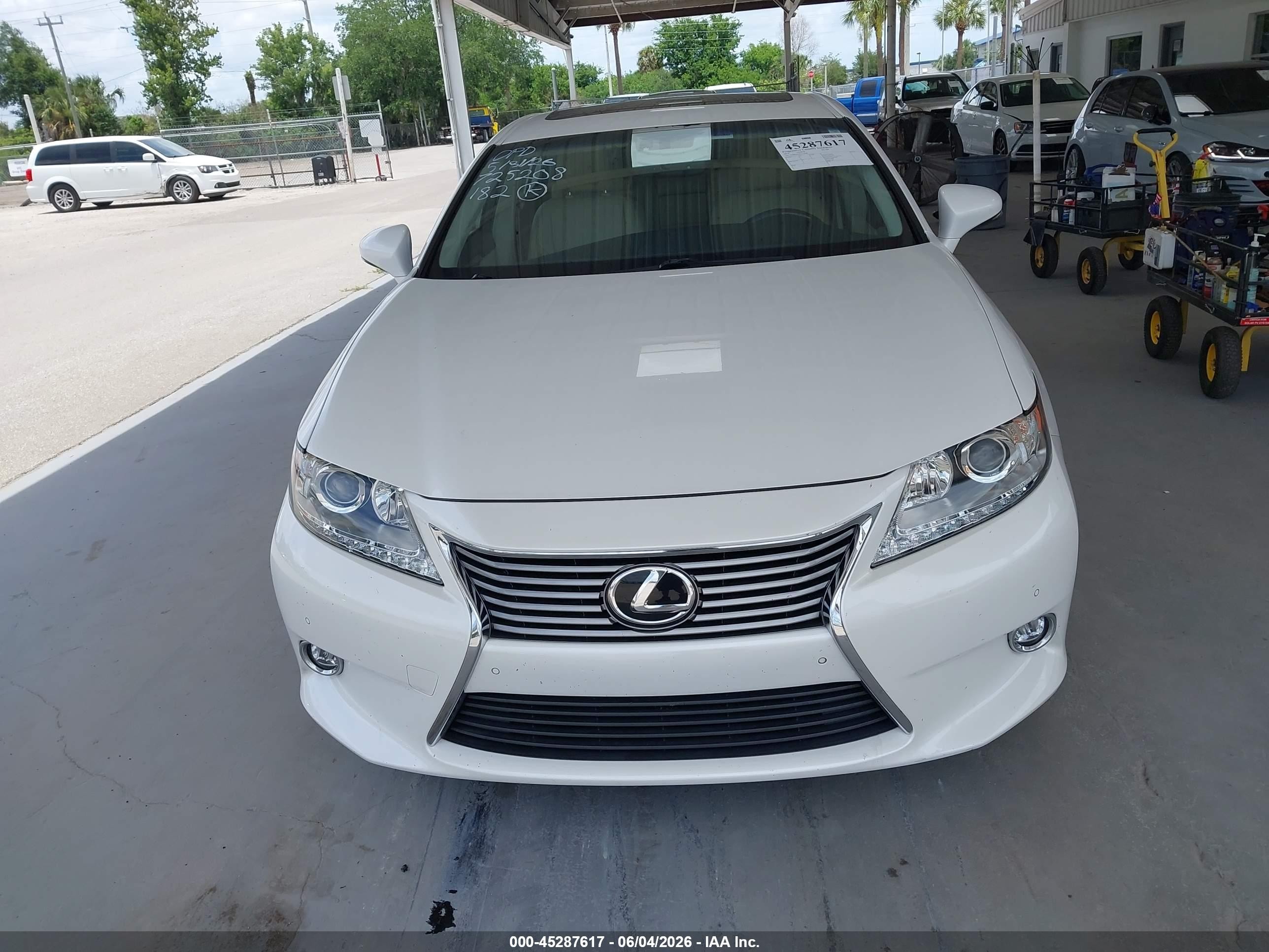 2014 Lexus Es 350 White vin: JTHBK1GG0E2129488