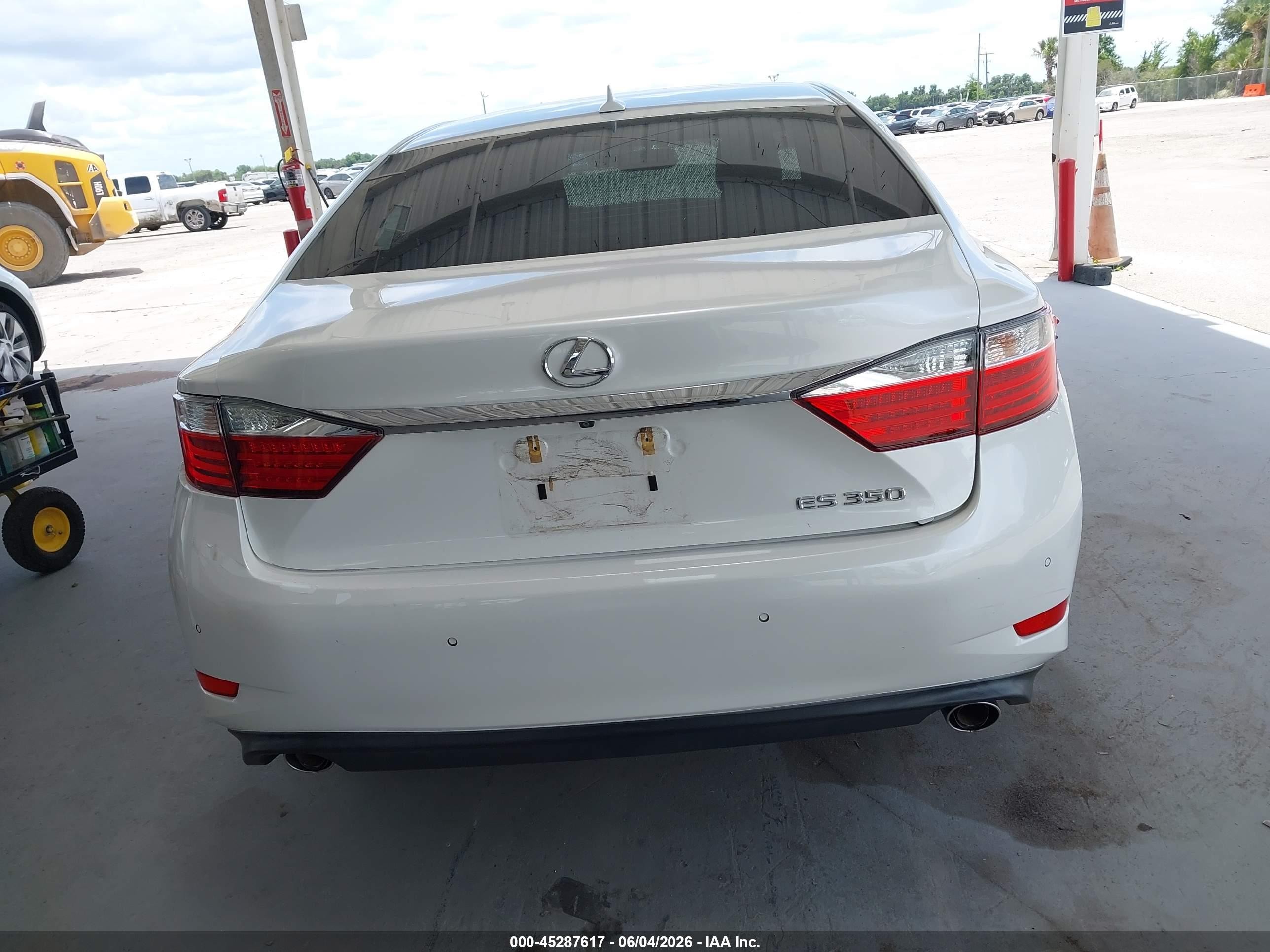 2014 Lexus Es 350 White vin: JTHBK1GG0E2129488
