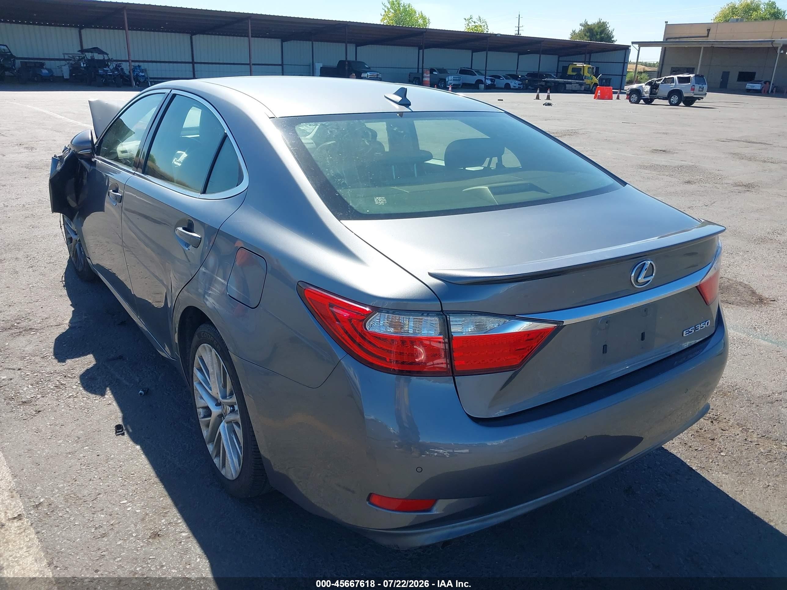 2014 Lexus Es 350   Gray vin: JTHBK1GG0E2130429