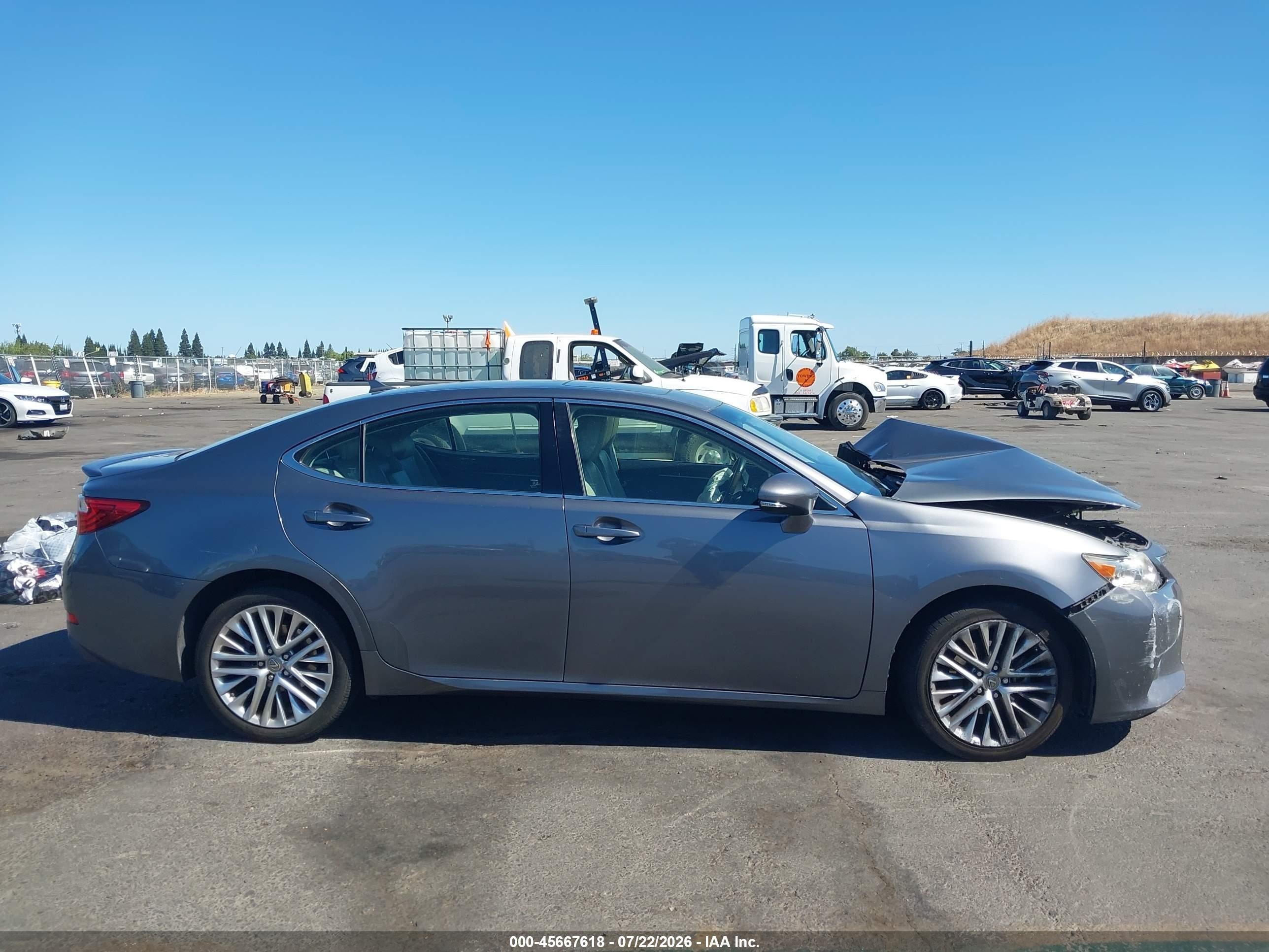 2014 Lexus Es 350   Gray vin: JTHBK1GG0E2130429