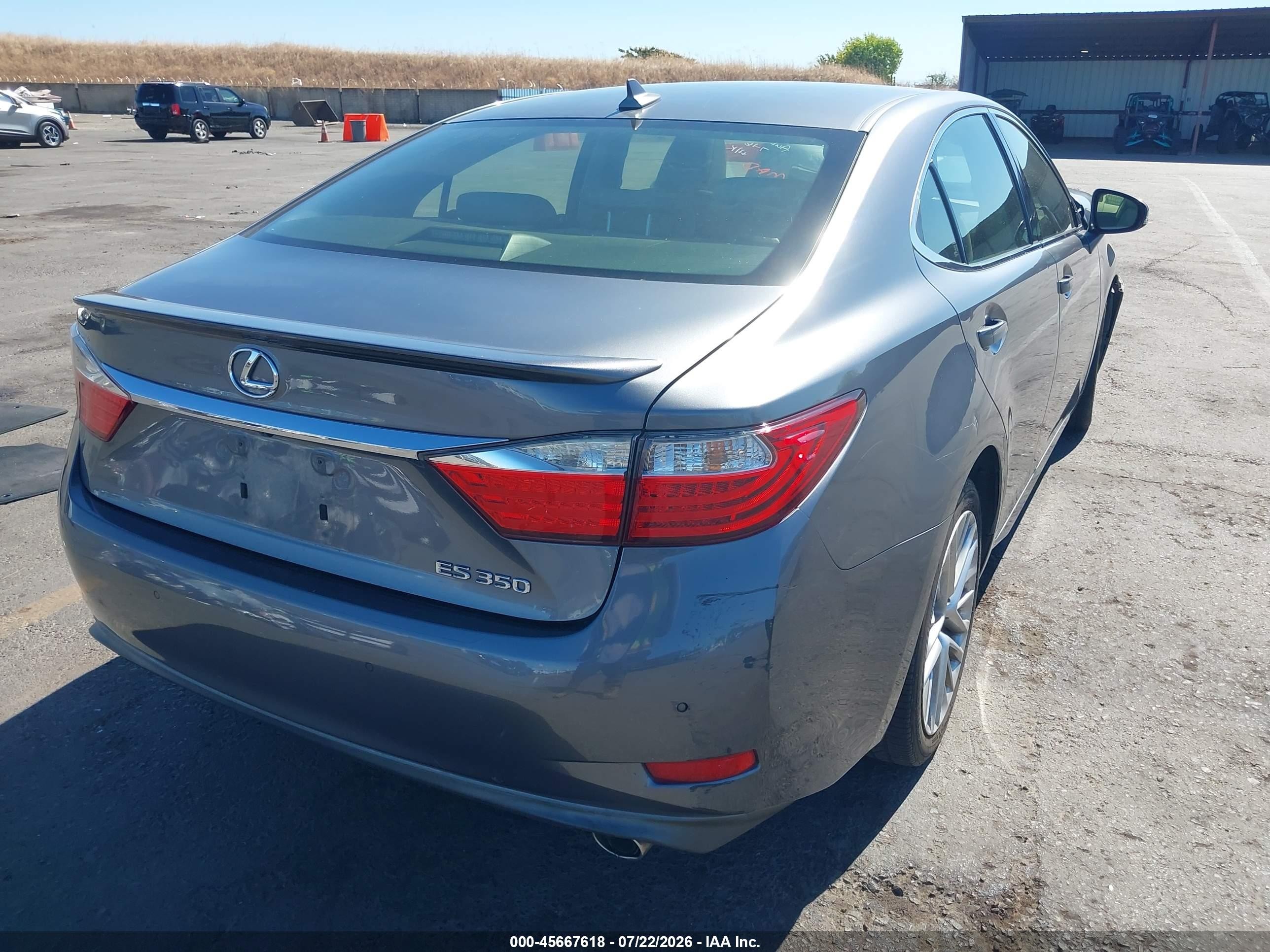 2014 Lexus Es 350   Gray vin: JTHBK1GG0E2130429