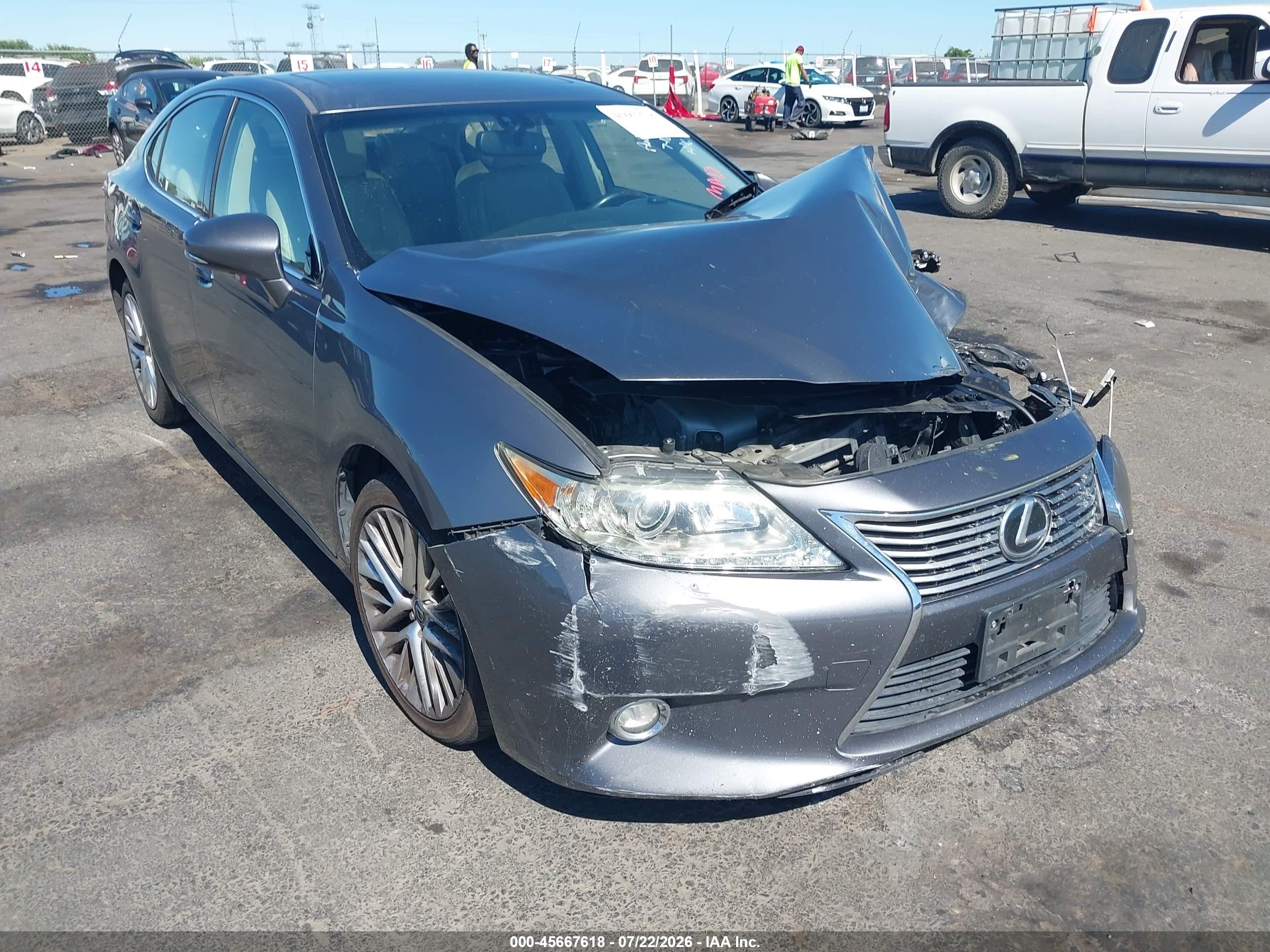 2014 Lexus Es 350   Gray vin: JTHBK1GG0E2130429