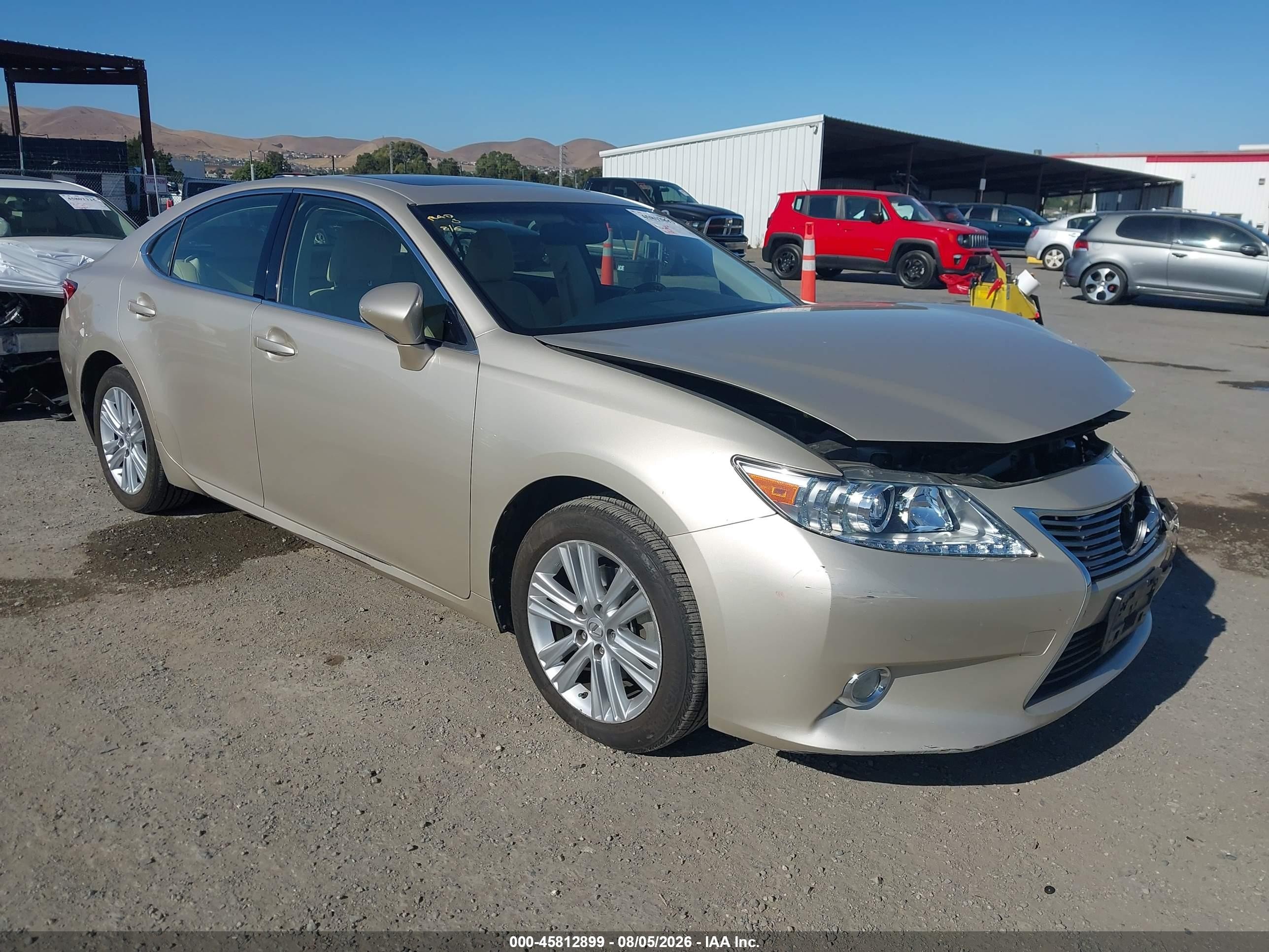 2014 Lexus Es 350   Золотой vin: JTHBK1GG0E2132147