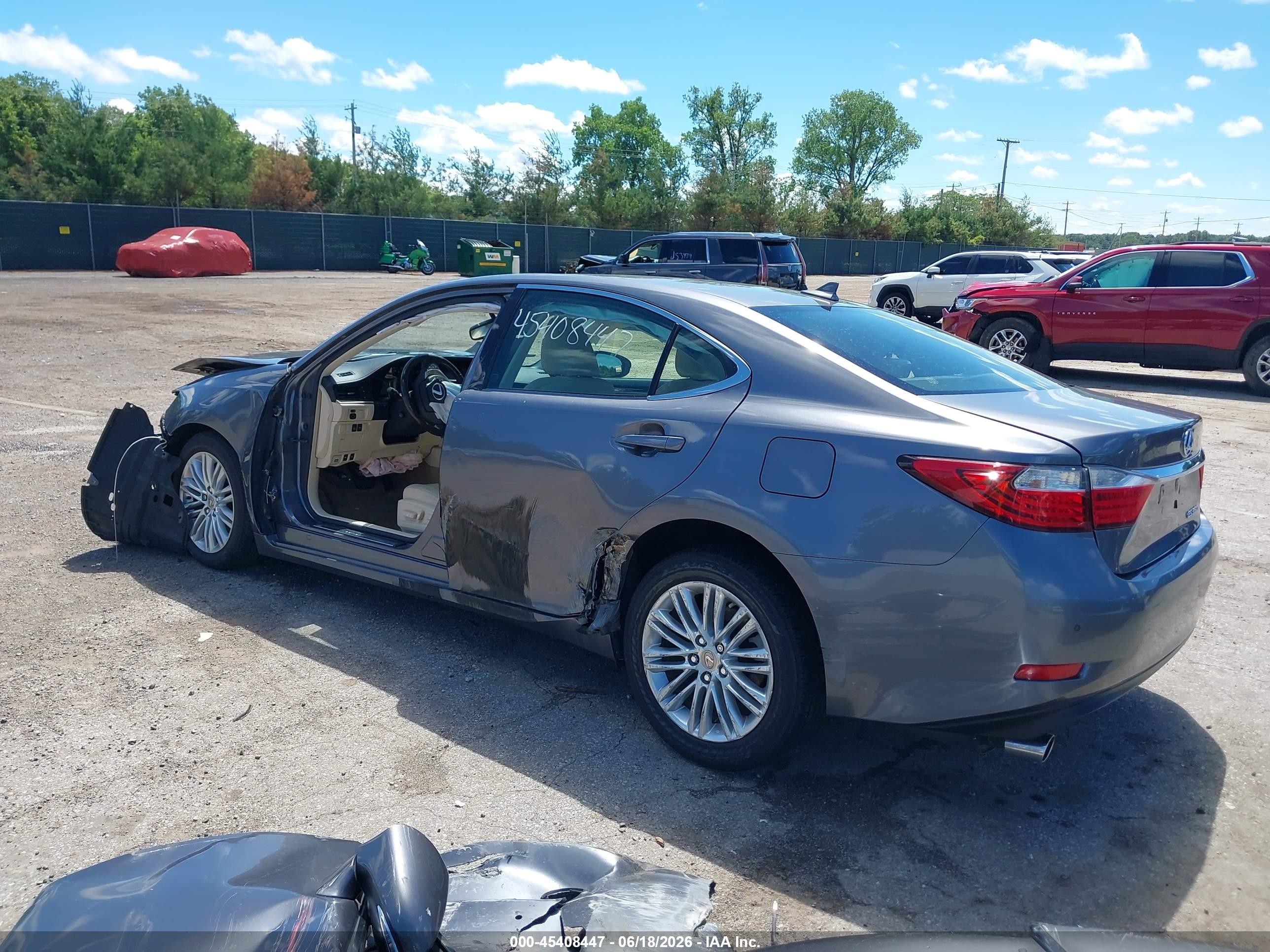 2014 Lexus Es 350   Серый vin: JTHBK1GG0E2142791
