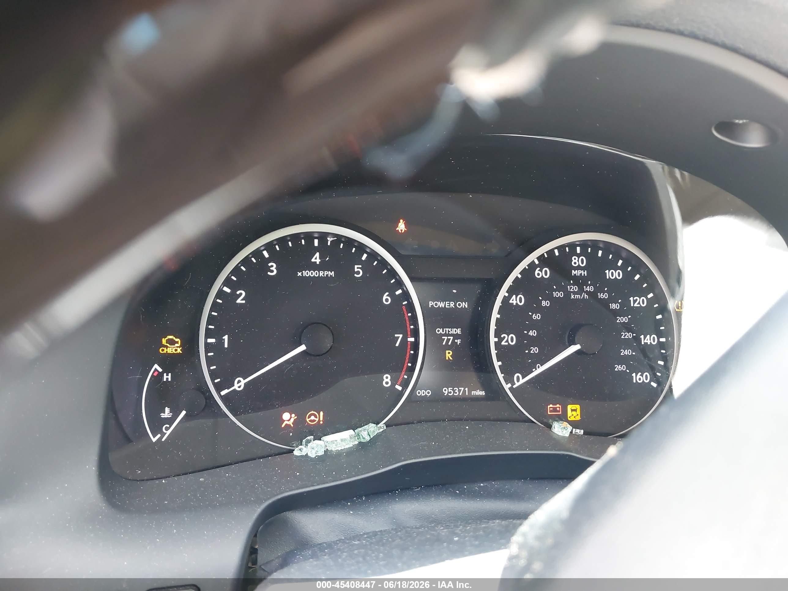 2014 Lexus Es 350   Серый vin: JTHBK1GG0E2142791