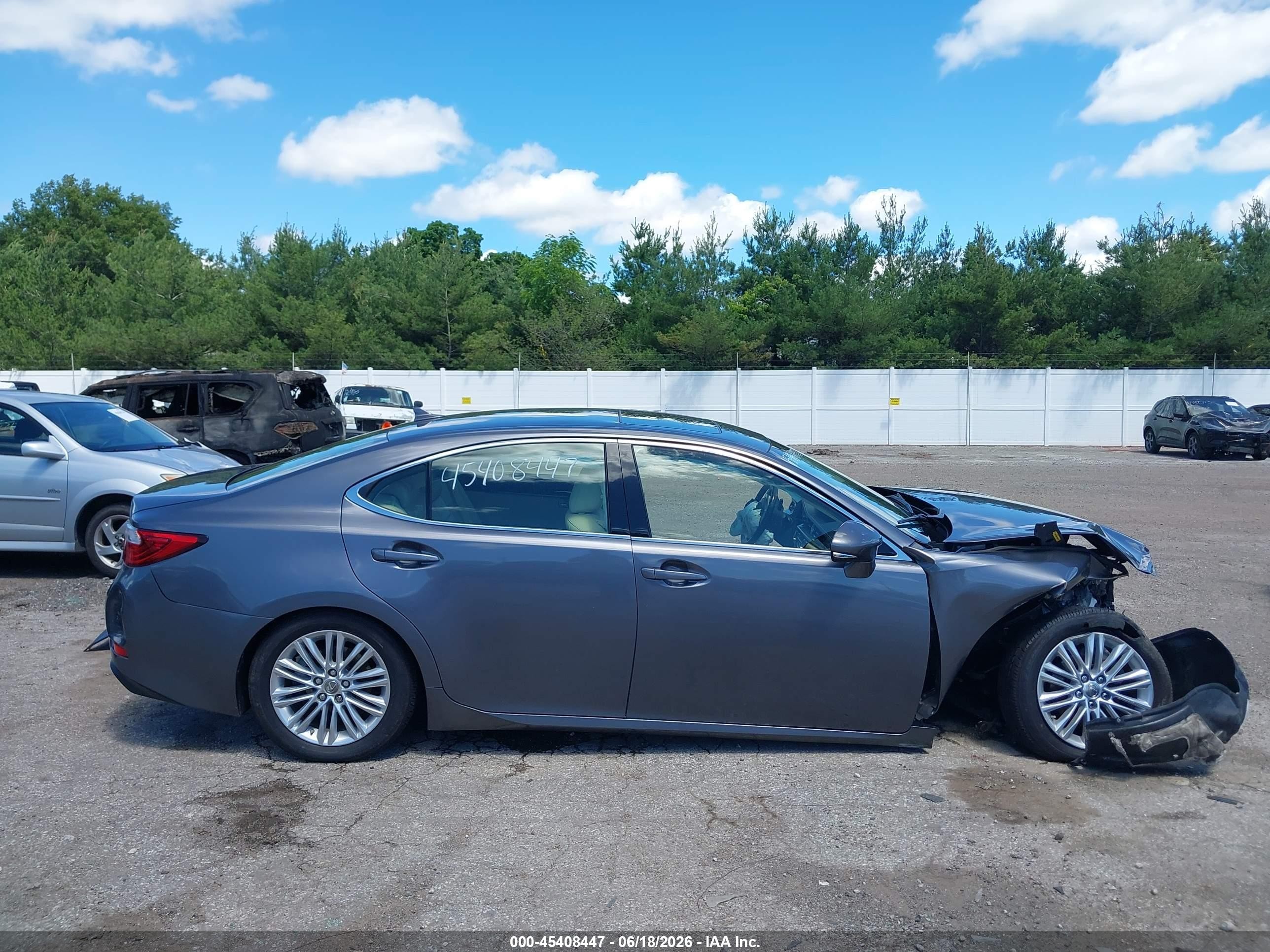 2014 Lexus Es 350   Серый vin: JTHBK1GG0E2142791