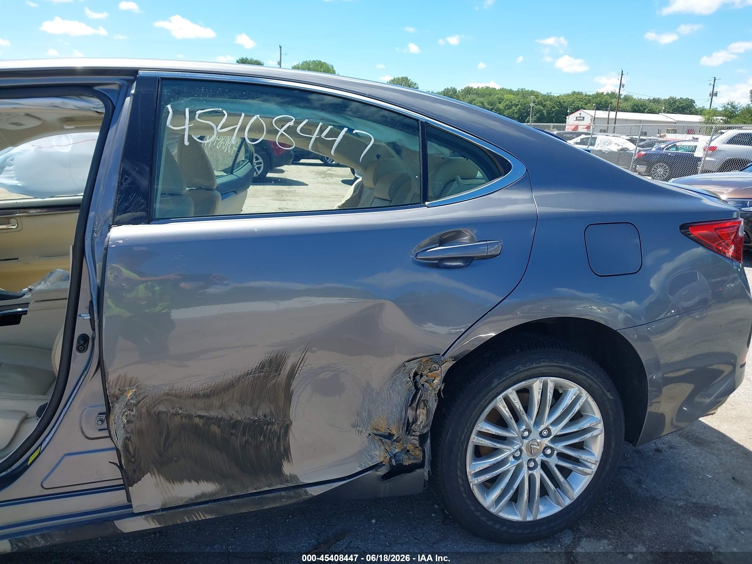 2014 Lexus Es 350   Серый vin: JTHBK1GG0E2142791