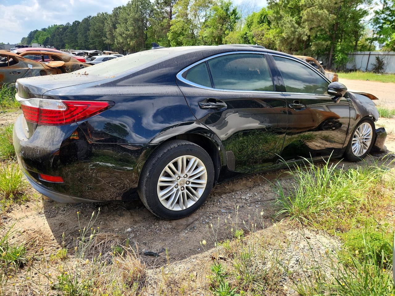 2014 Lexus Es 350 Base Black vin: JTHBK1GG0E2143956