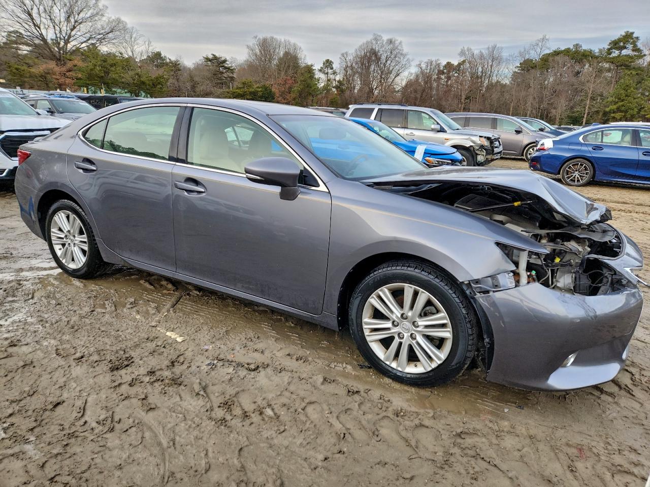 2015 Lexus Es 350 Gray vin: JTHBK1GG0F2155123