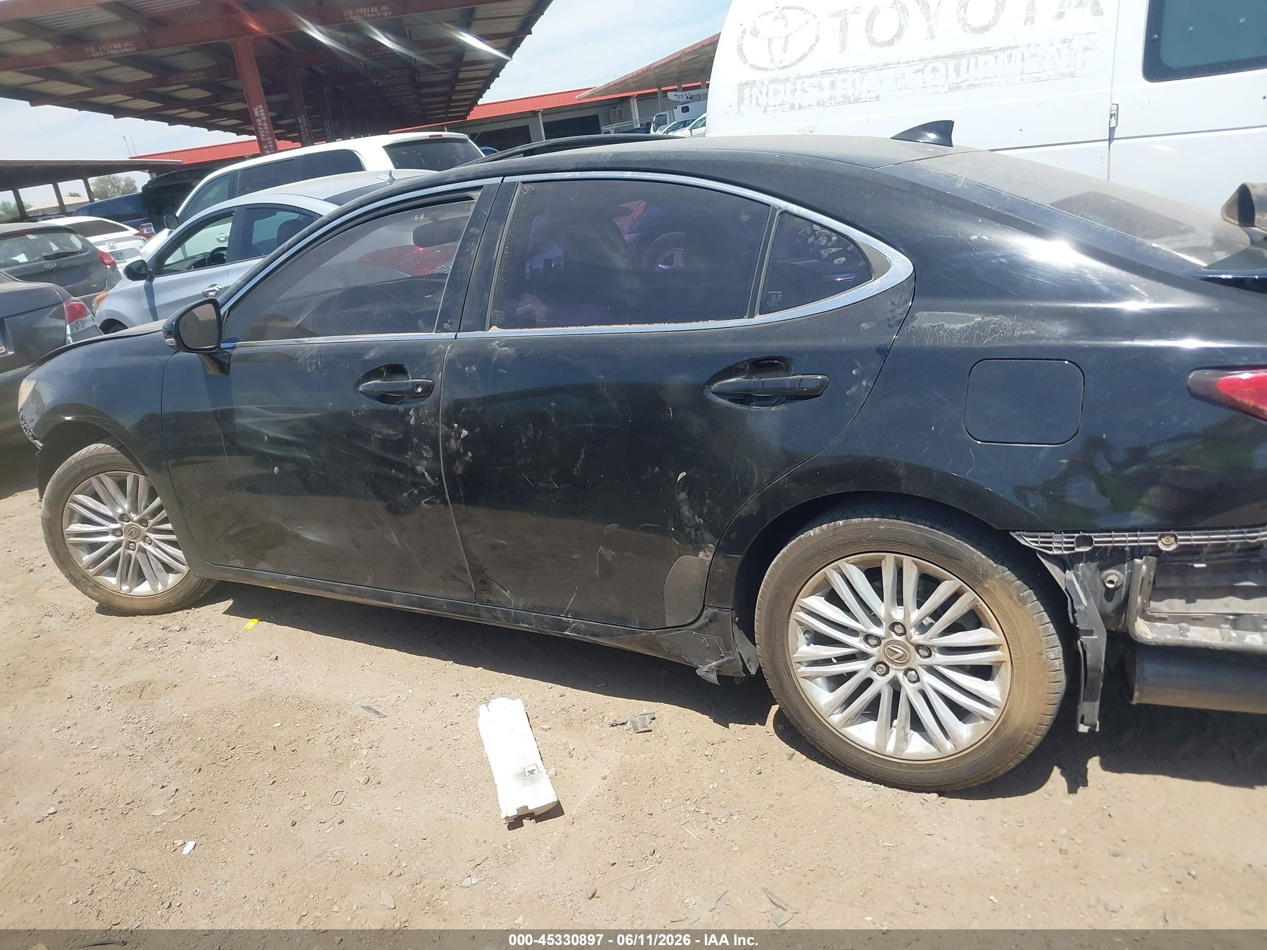 2015 Lexus Es 350   Black vin: JTHBK1GG0F2155588
