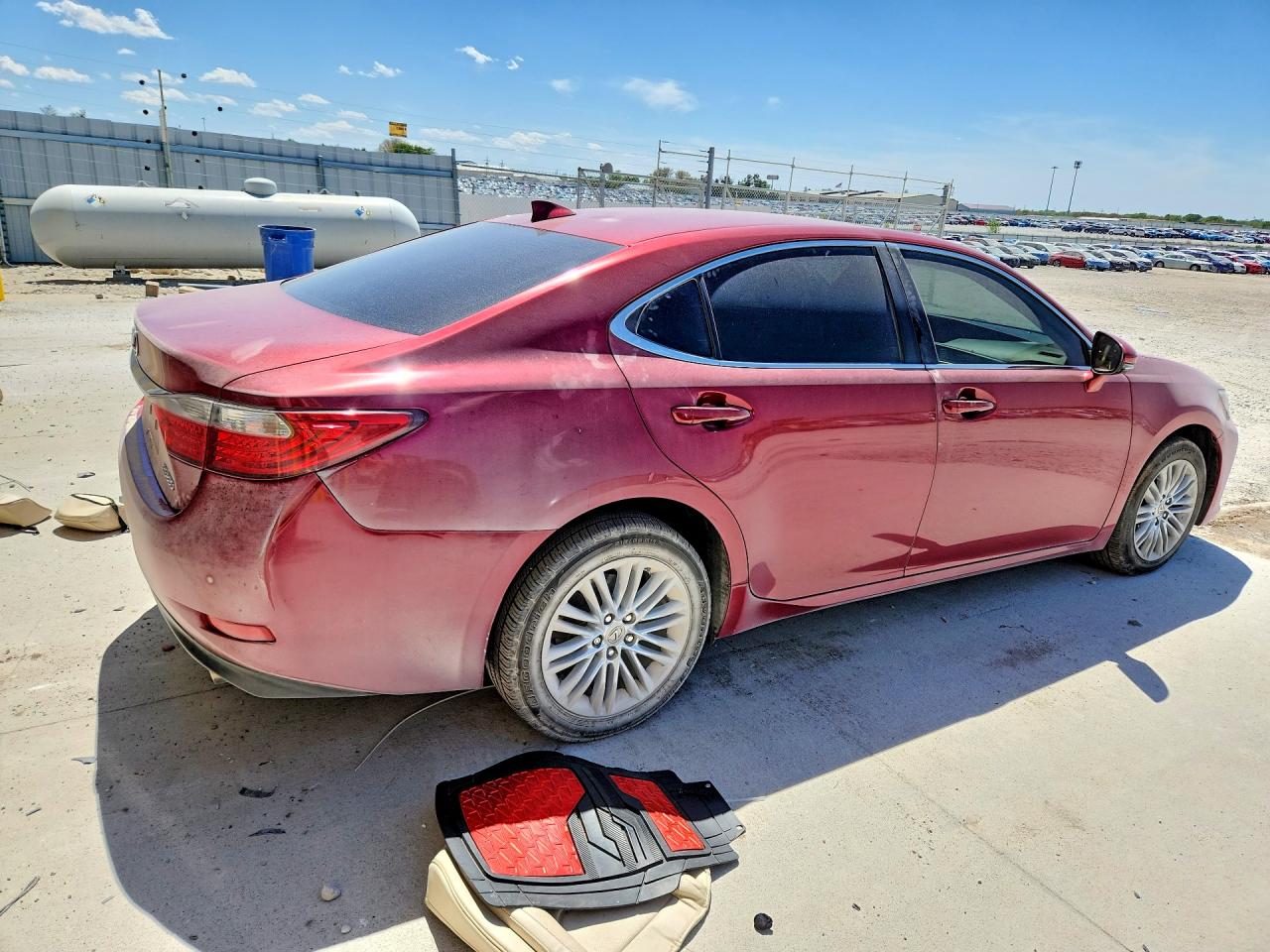2015 Lexus Es 350 Red vin: JTHBK1GG0F2163786