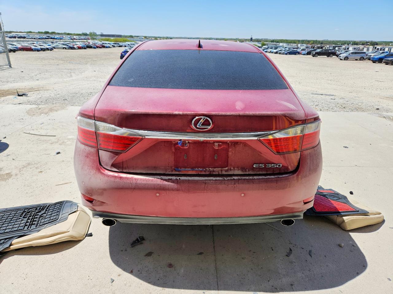2015 Lexus Es 350 Red vin: JTHBK1GG0F2163786