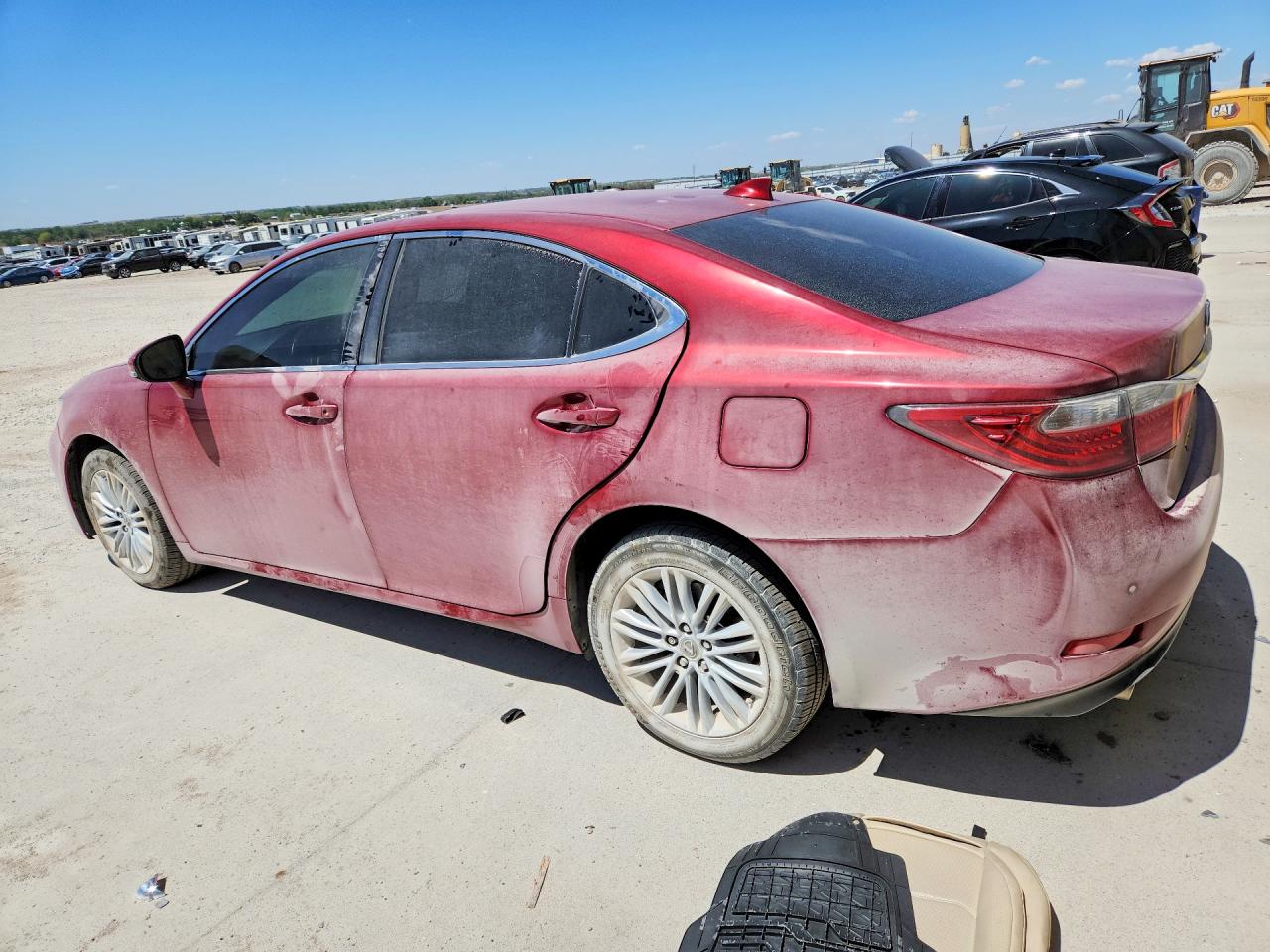 2015 Lexus Es 350 Red vin: JTHBK1GG0F2163786