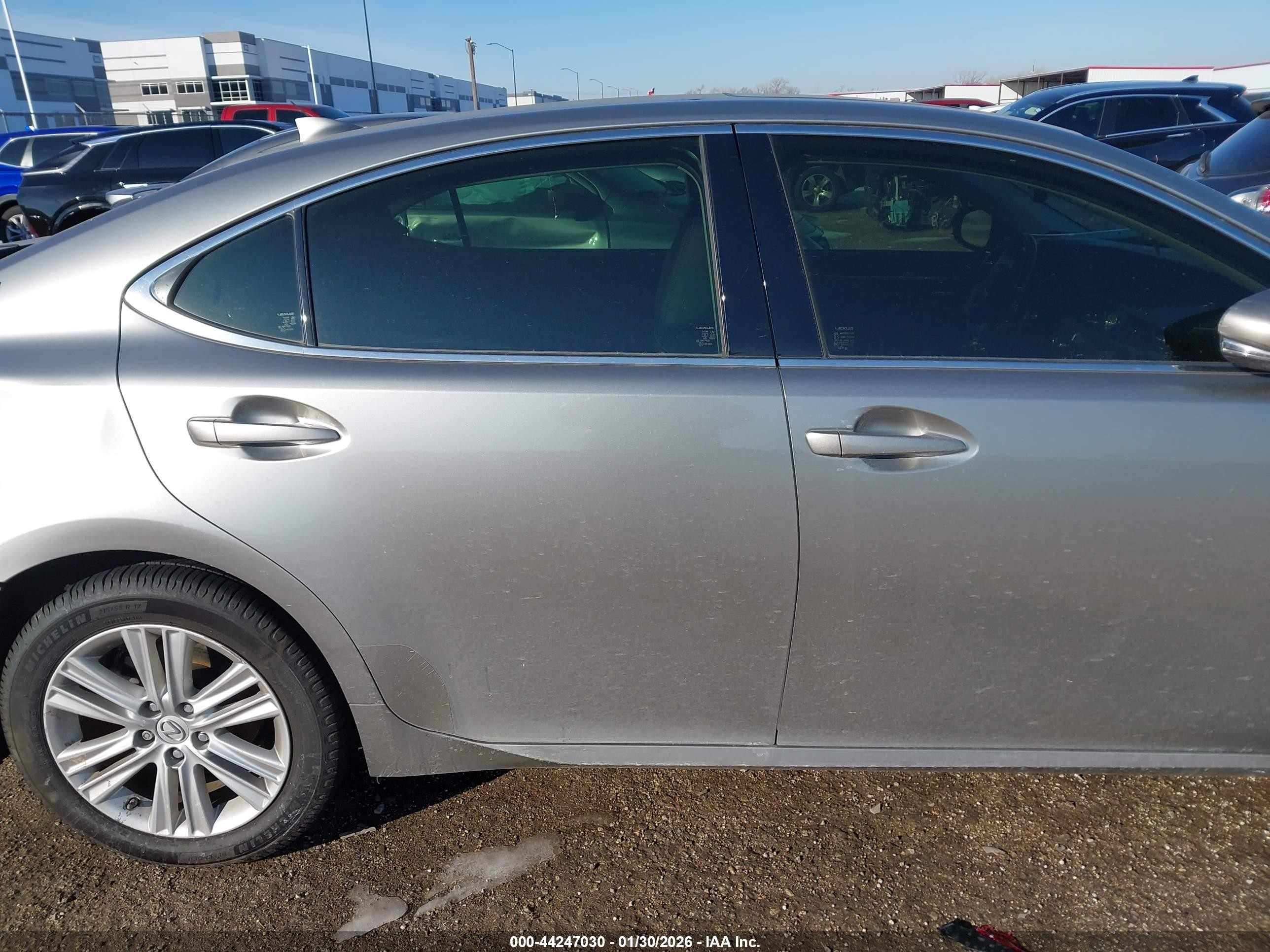 2015 Lexus Es 350   Silver vin: JTHBK1GG0F2174769