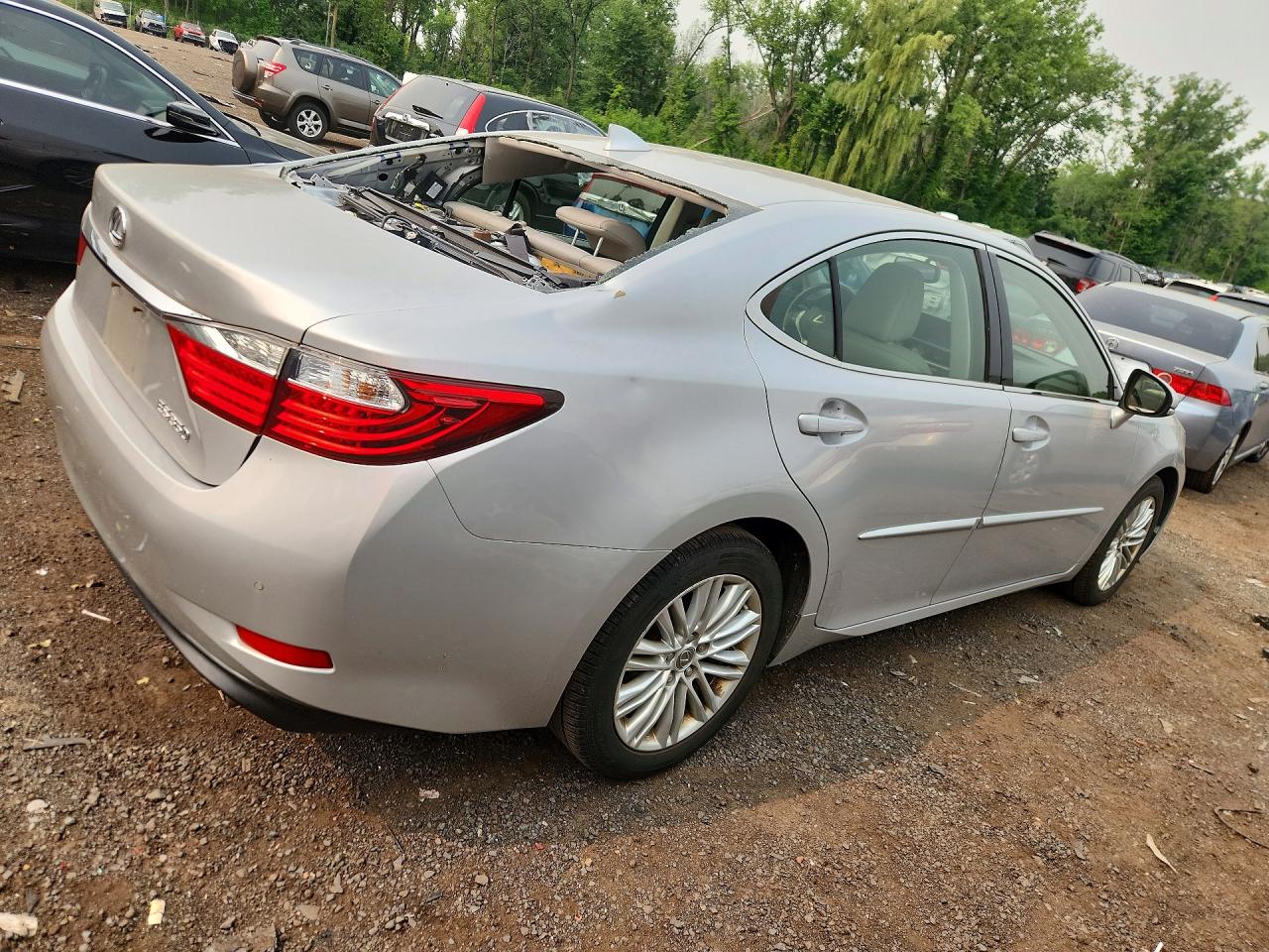 2015 Lexus Es 350 Silver vin: JTHBK1GG0F2177901