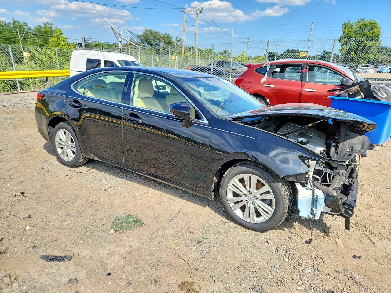 2015 Lexus Es 350 Черный vin: JTHBK1GG0F2180071