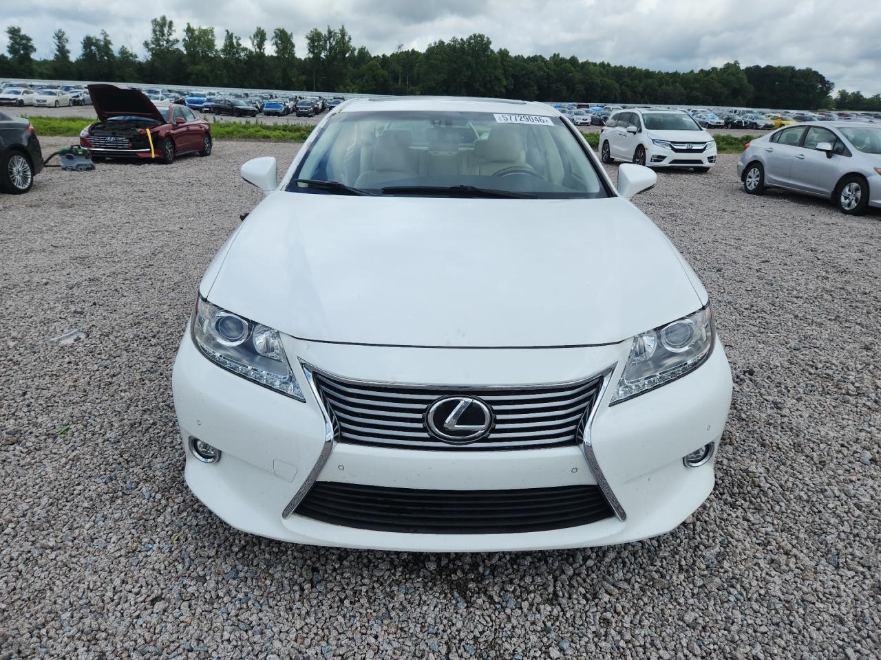 2015 Lexus Es 350 White vin: JTHBK1GG0F2194455