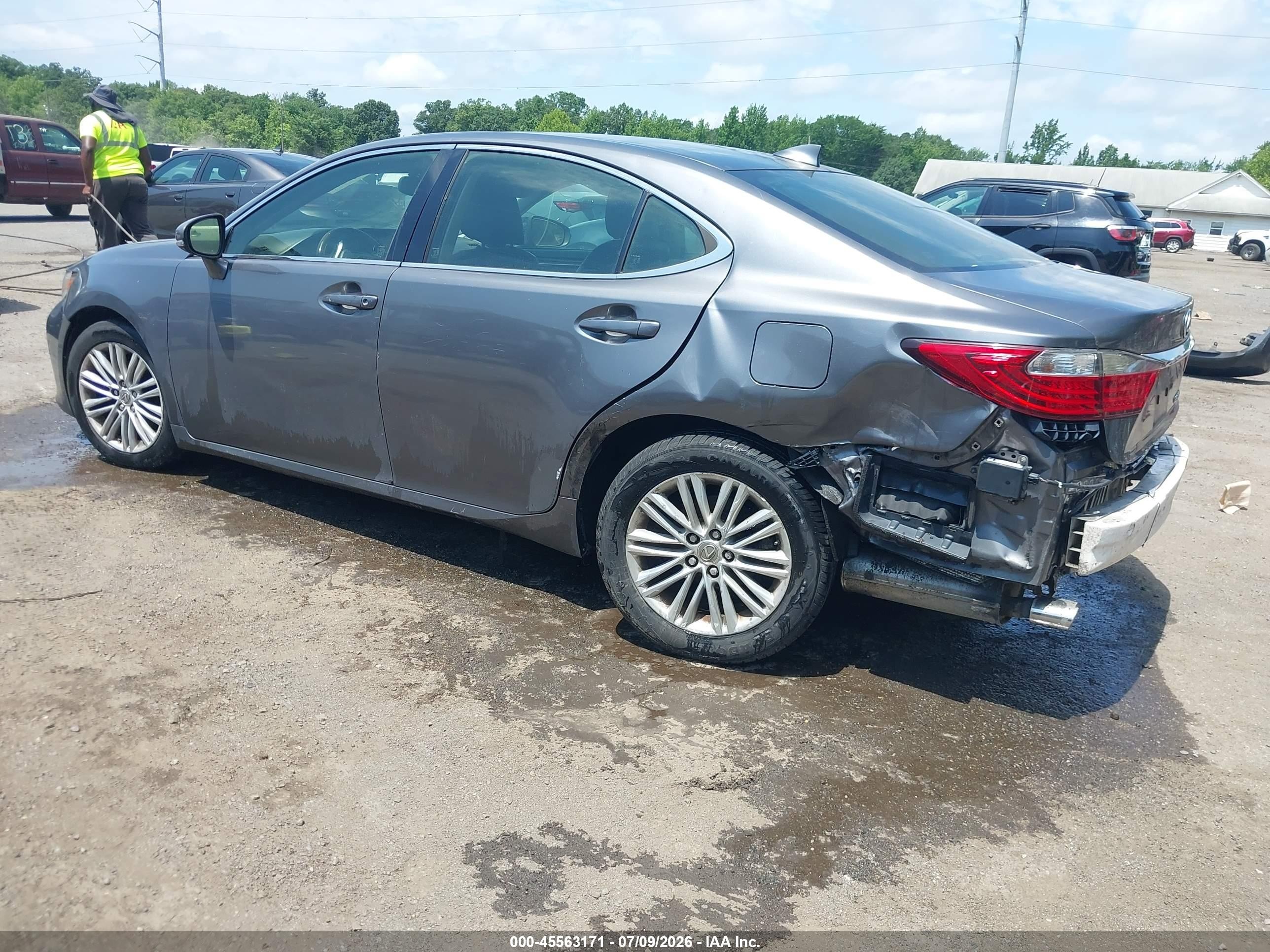2015 Lexus Es 350   Gray vin: JTHBK1GG0F2195427