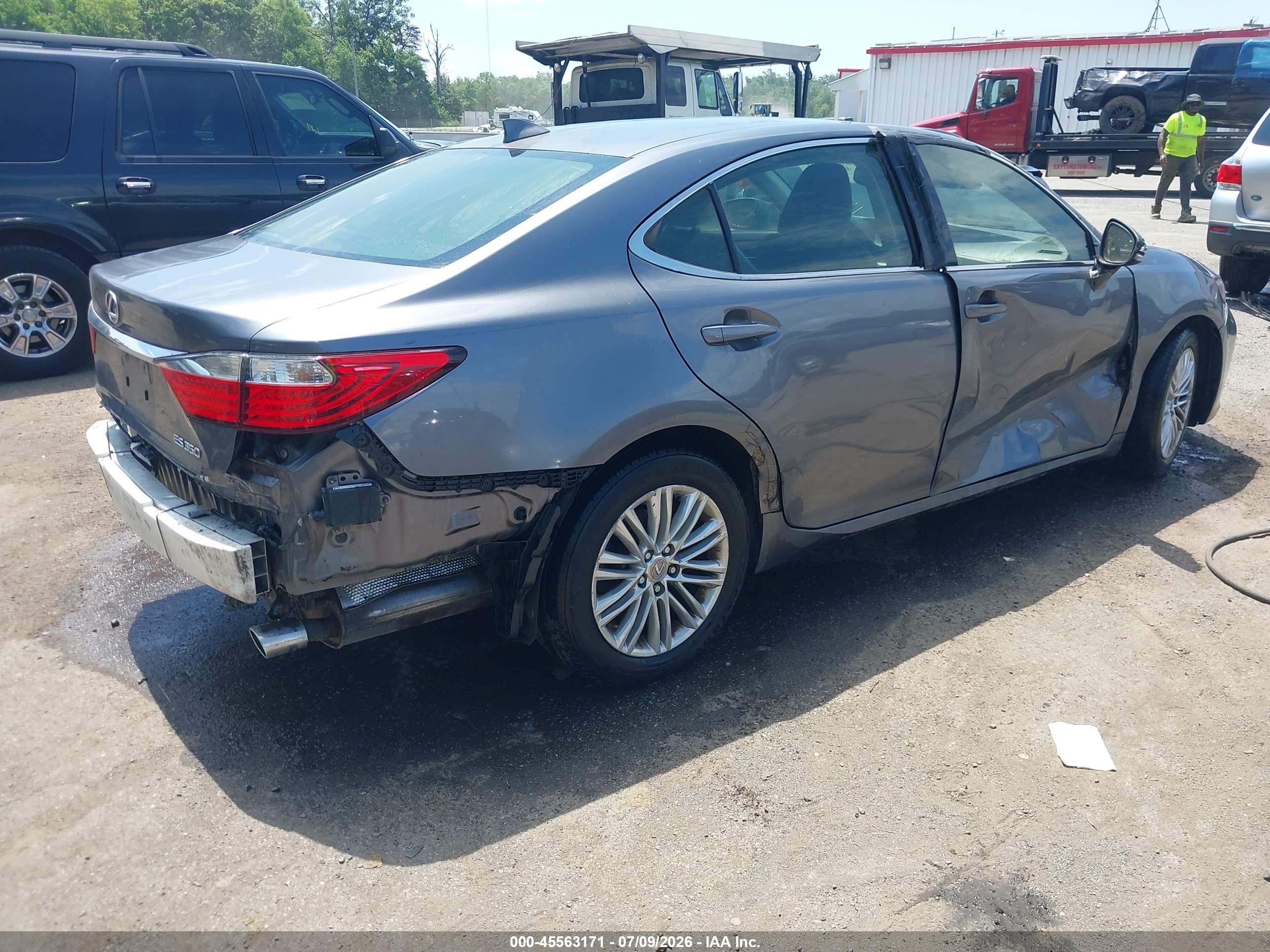 2015 Lexus Es 350   Gray vin: JTHBK1GG0F2195427
